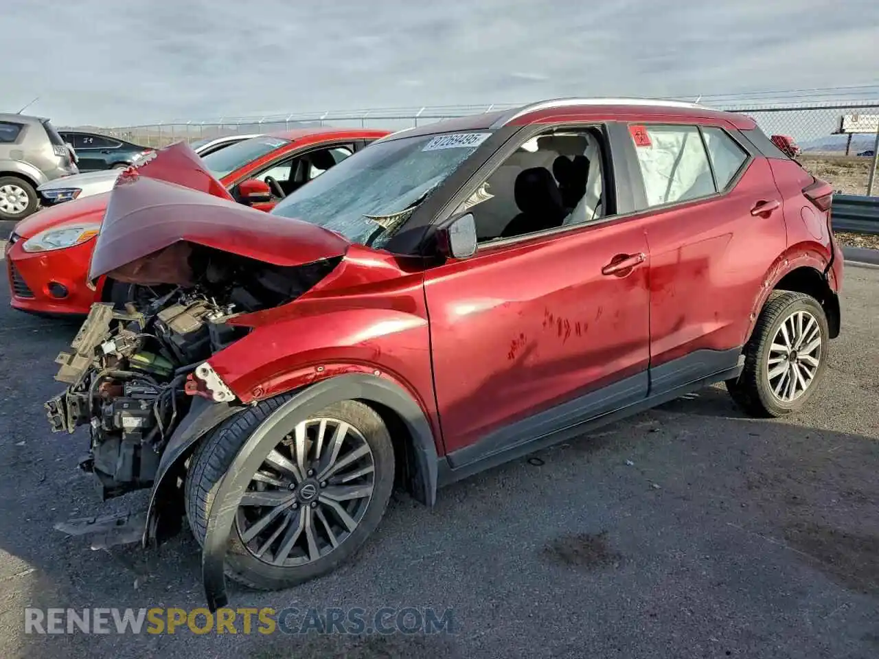 1 Photograph of a damaged car 3N1CP5CV2ML513601 NISSAN KICKS 2021
