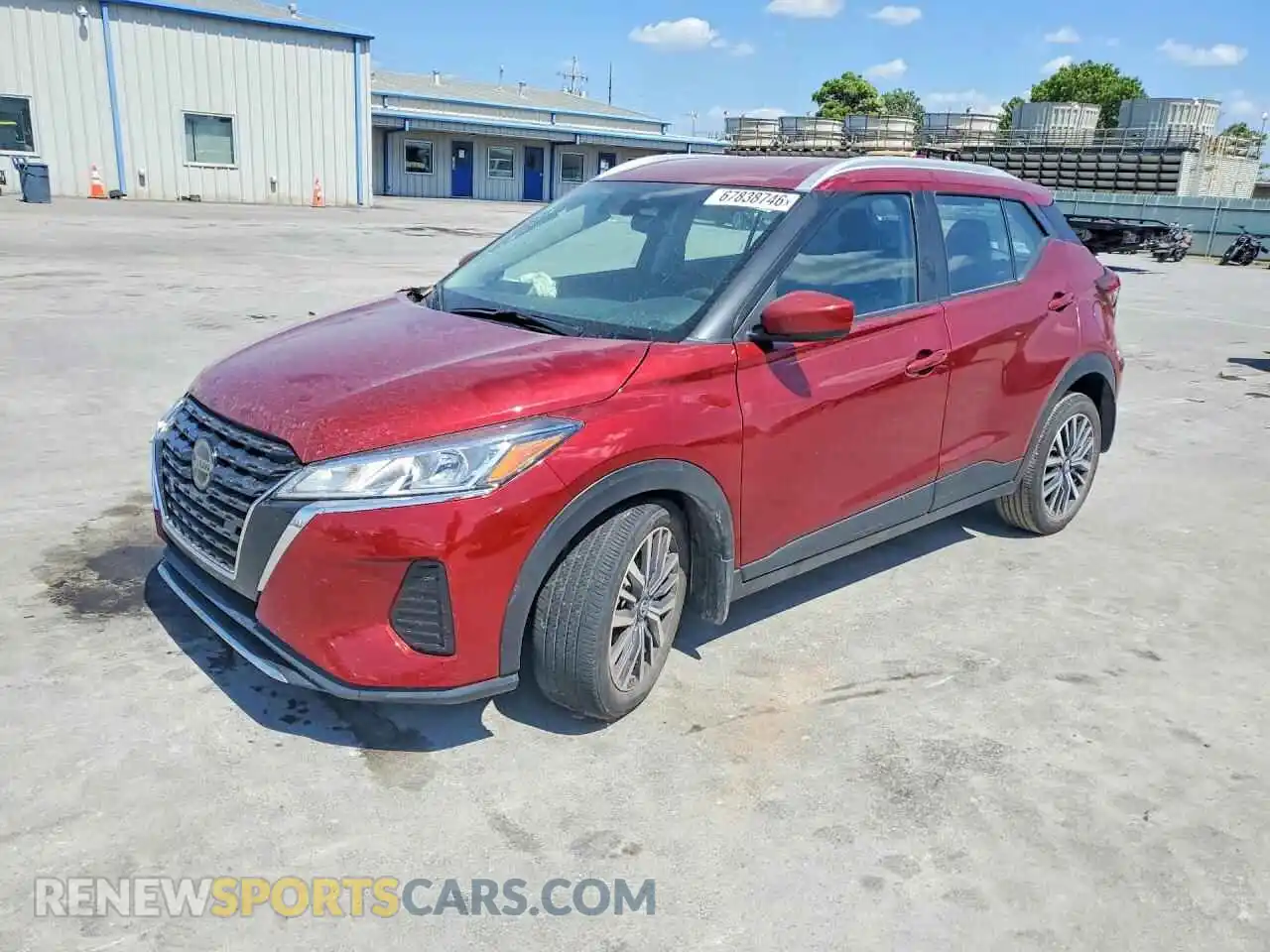 1 Photograph of a damaged car 3N1CP5CV3ML472198 NISSAN KICKS 2021