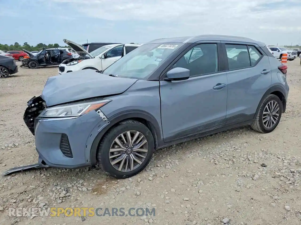 1 Photograph of a damaged car 3N1CP5CV3ML565058 NISSAN KICKS 2021