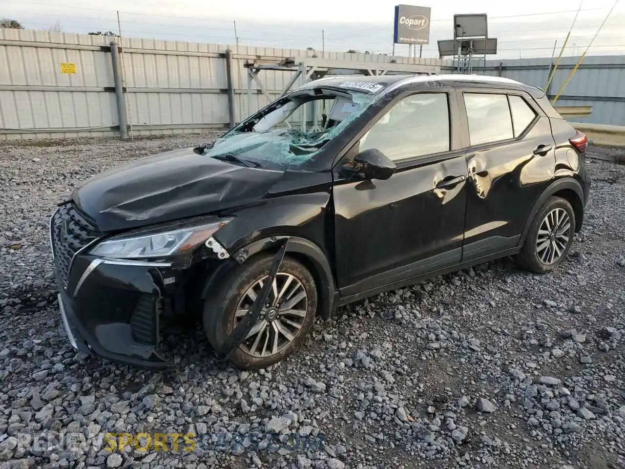 1 Photograph of a damaged car 3N1CP5CV5ML491352 NISSAN KICKS 2021
