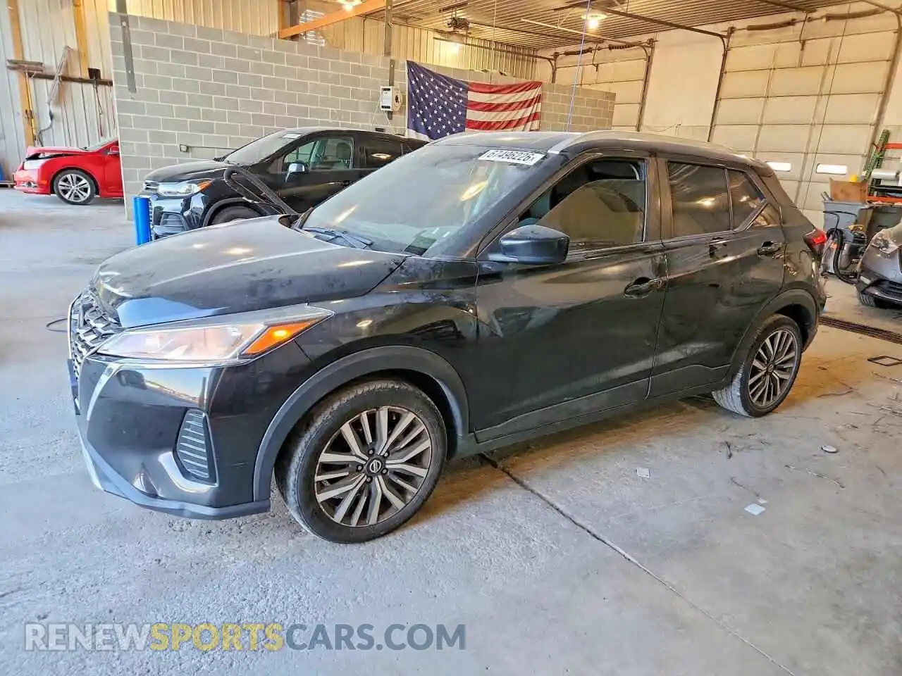 1 Photograph of a damaged car 3N1CP5CV6ML475838 NISSAN KICKS 2021