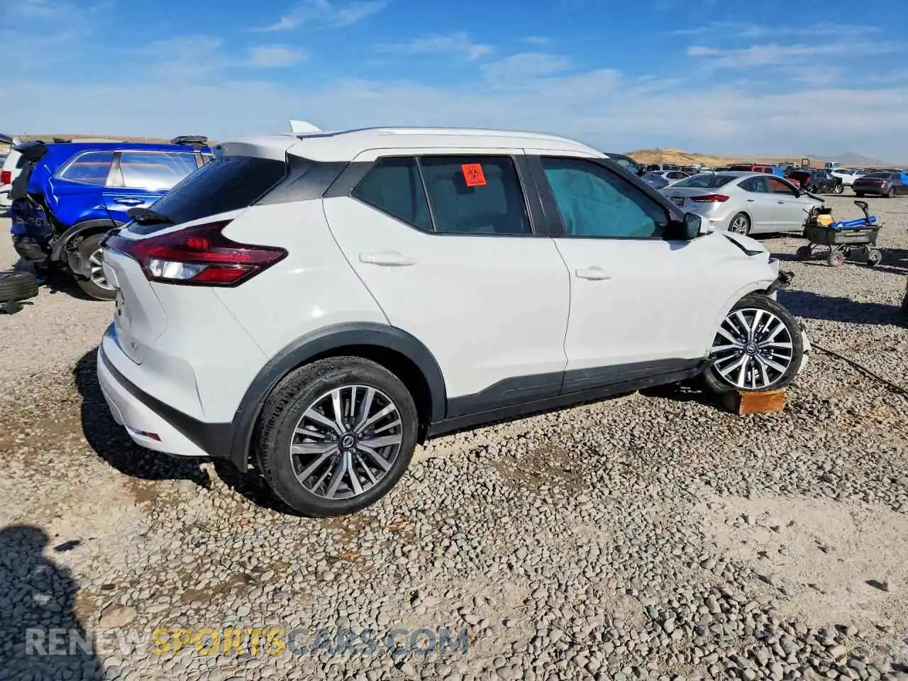 3 fotografías del automóvil dañado 3N1CP5CV6ML491246 NISSAN KICKS 2021