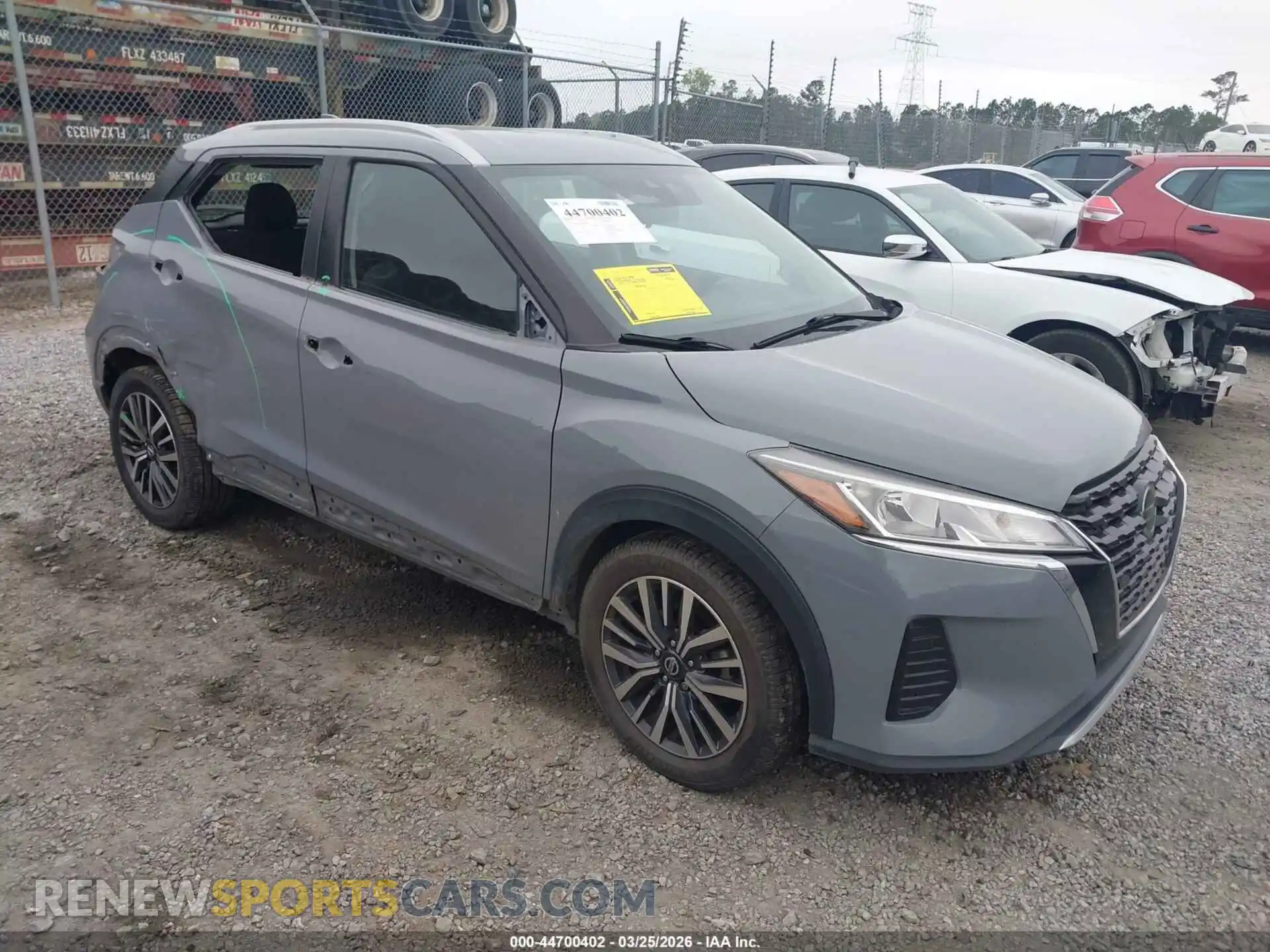 1 Photograph of a damaged car 3N1CP5CV6ML543135 NISSAN KICKS 2021