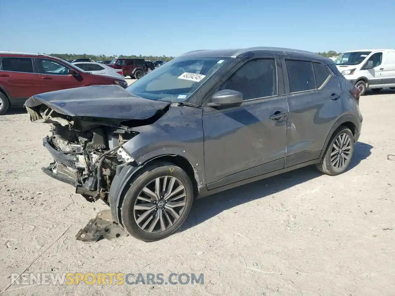 1 Photograph of a damaged car 3N1CP5CV7ML471376 NISSAN KICKS 2021