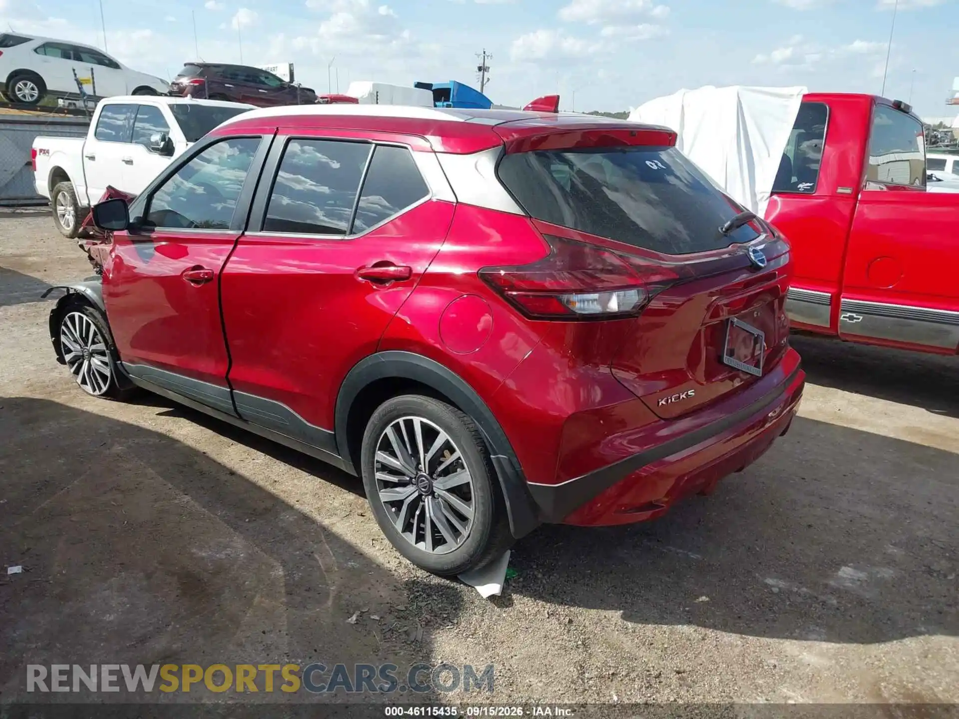 3 fotografías del automóvil dañado 3N1CP5CV7ML541541 NISSAN KICKS 2021