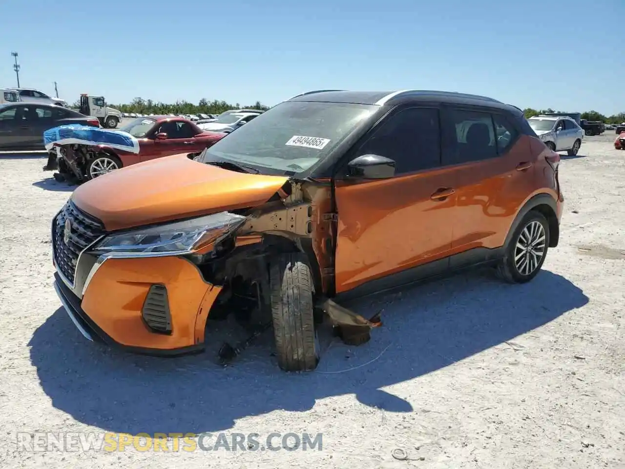 1 Photograph of a damaged car 3N1CP5CV8ML556548 NISSAN KICKS 2021