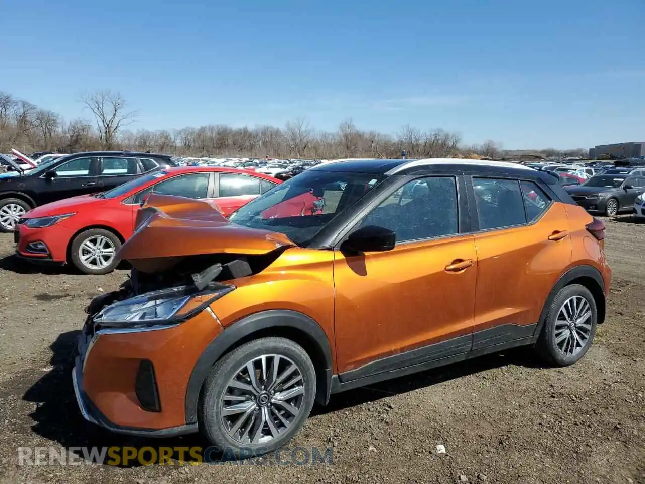 1 Photograph of a damaged car 3N1CP5CV8ML562737 NISSAN KICKS 2021
