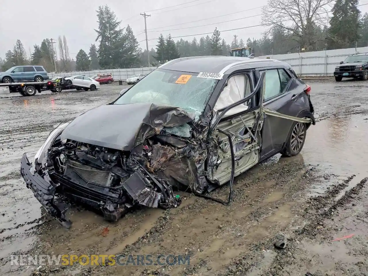 1 Photograph of a damaged car 3N1CP5CV9ML501669 NISSAN KICKS 2021