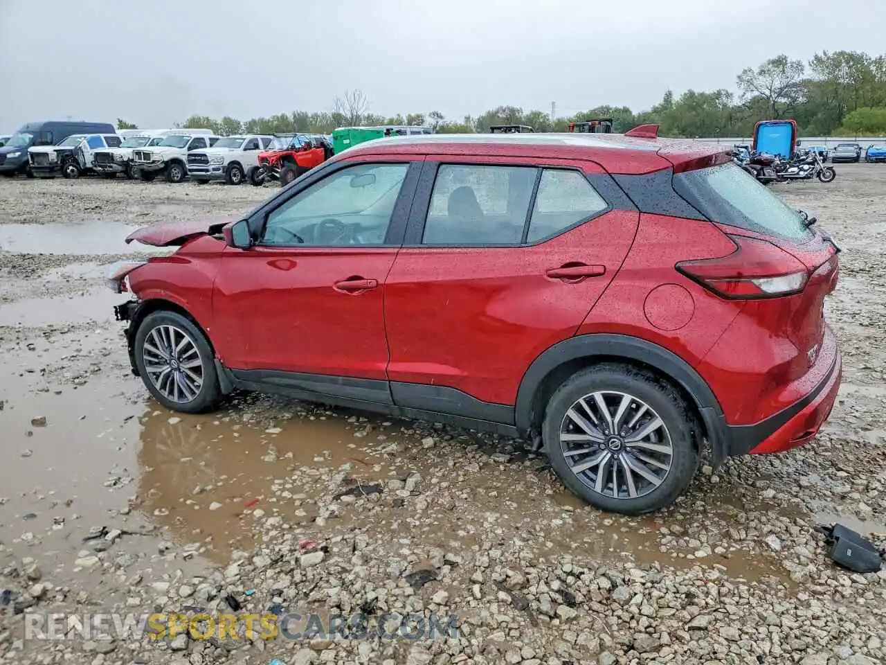 2 fotografías del automóvil dañado 3N1CP5CV9ML529228 NISSAN KICKS 2021