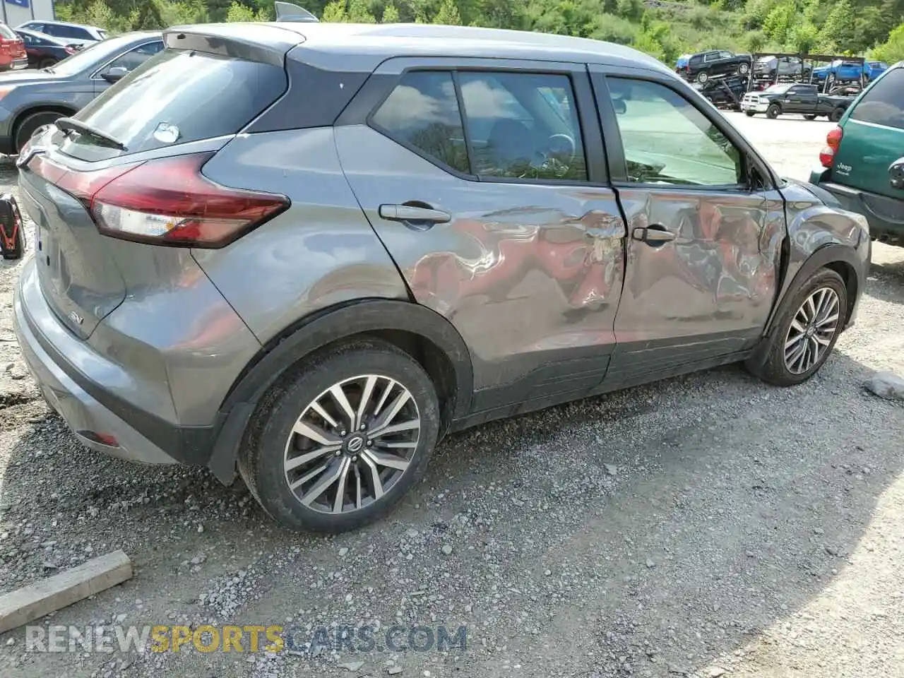 3 Photograph of a damaged car 3N1CP5CV9ML566408 NISSAN KICKS 2021