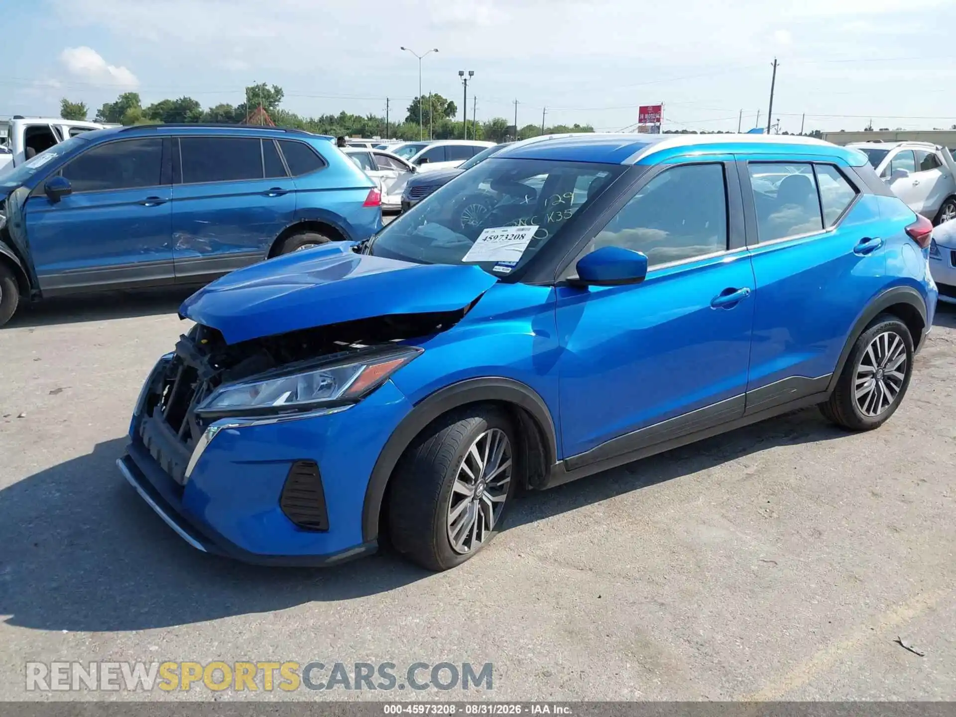 2 Photograph of a damaged car 3N1CP5CVXML483800 NISSAN KICKS 2021