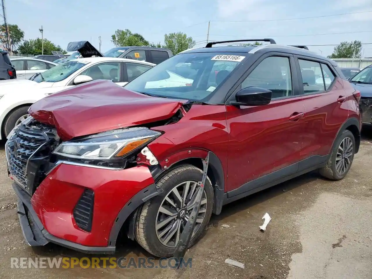 1 Photograph of a damaged car 3N1CP5CVXML565493 NISSAN KICKS 2021
