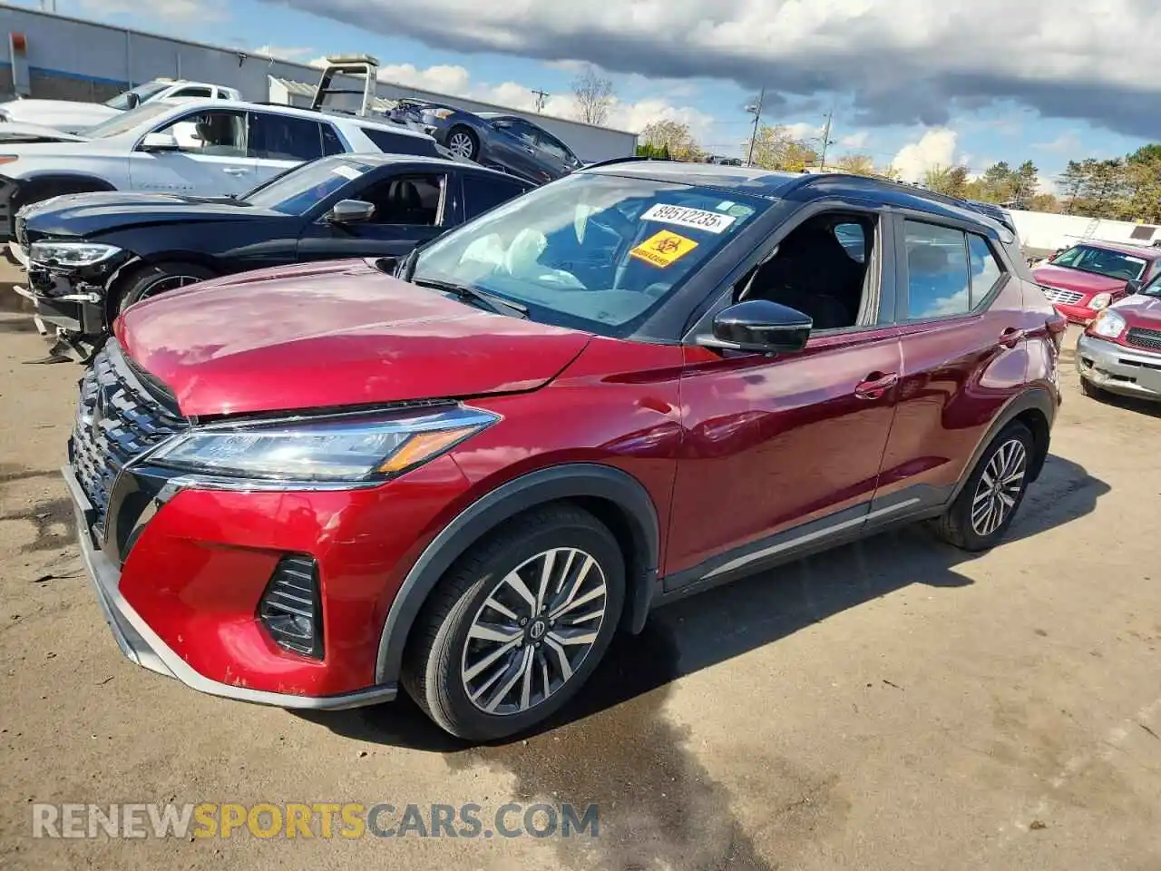 1 Photograph of a damaged car 3N1CP5DV0ML495744 NISSAN KICKS 2021