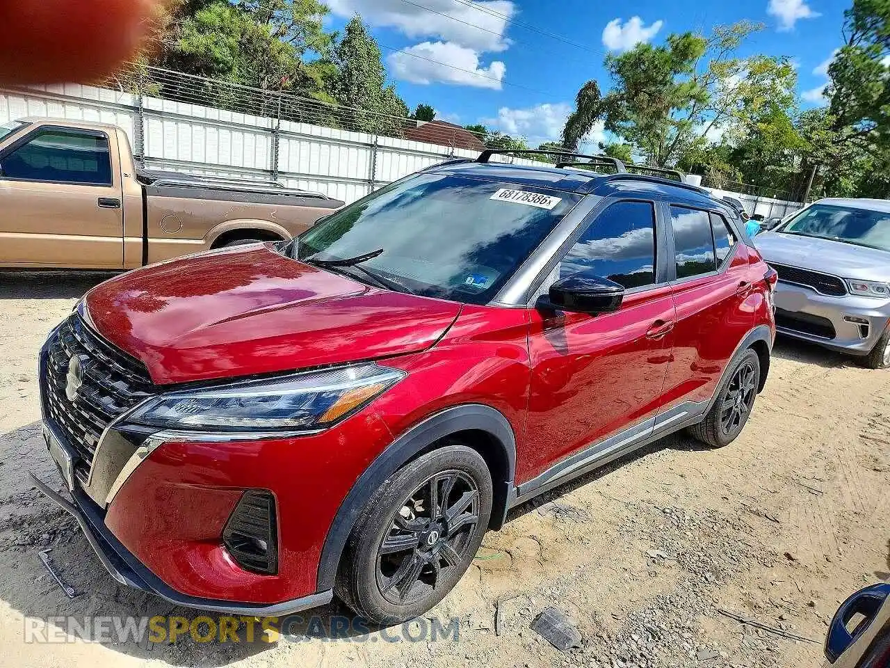 1 Photograph of a damaged car 3N1CP5DV0ML548183 NISSAN KICKS 2021