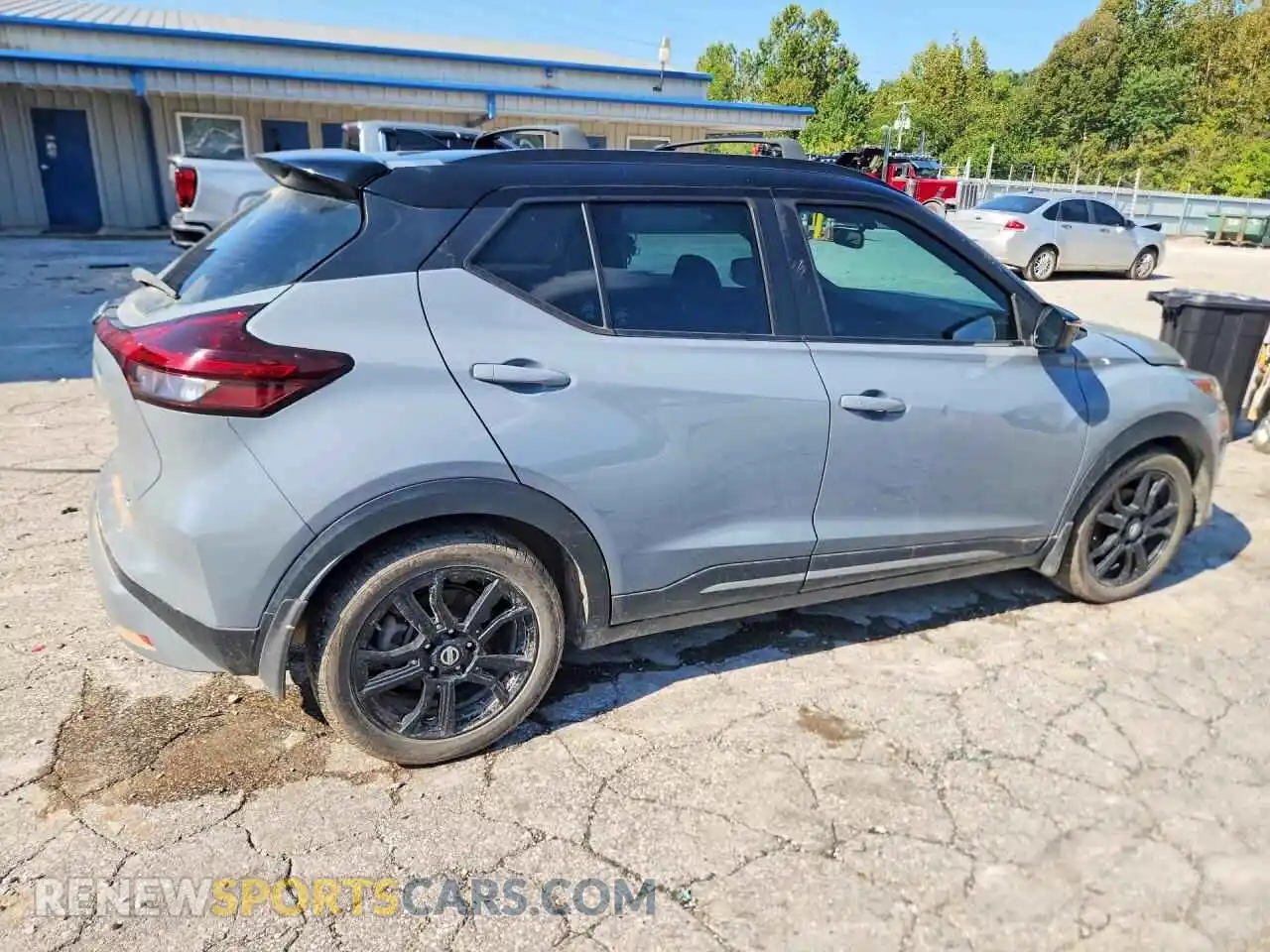 3 fotografías del automóvil dañado 3N1CP5DV9ML534749 NISSAN KICKS 2021