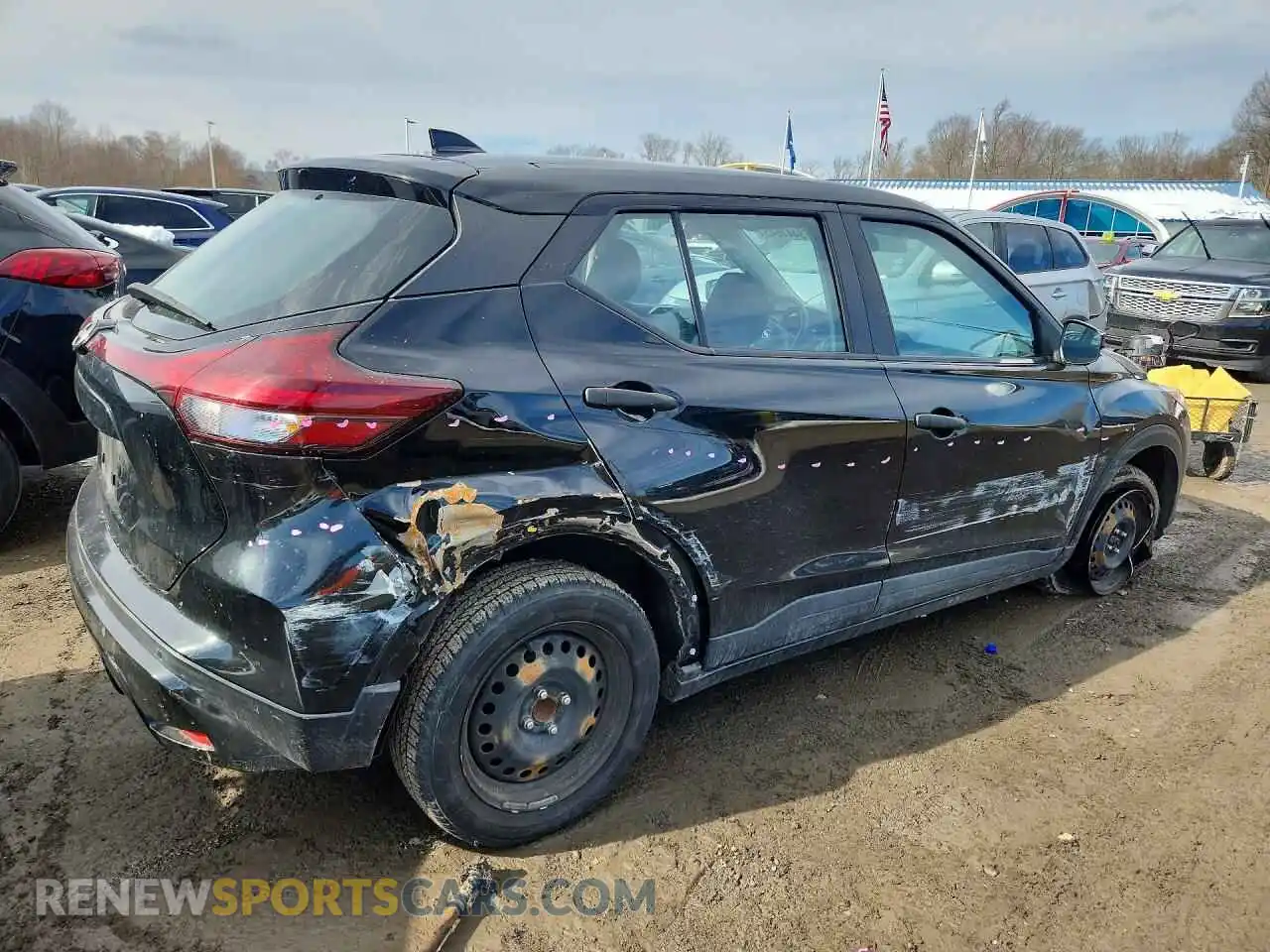 3 fotografías del automóvil dañado 3N1CP5BV0NL501403 NISSAN KICKS 2022