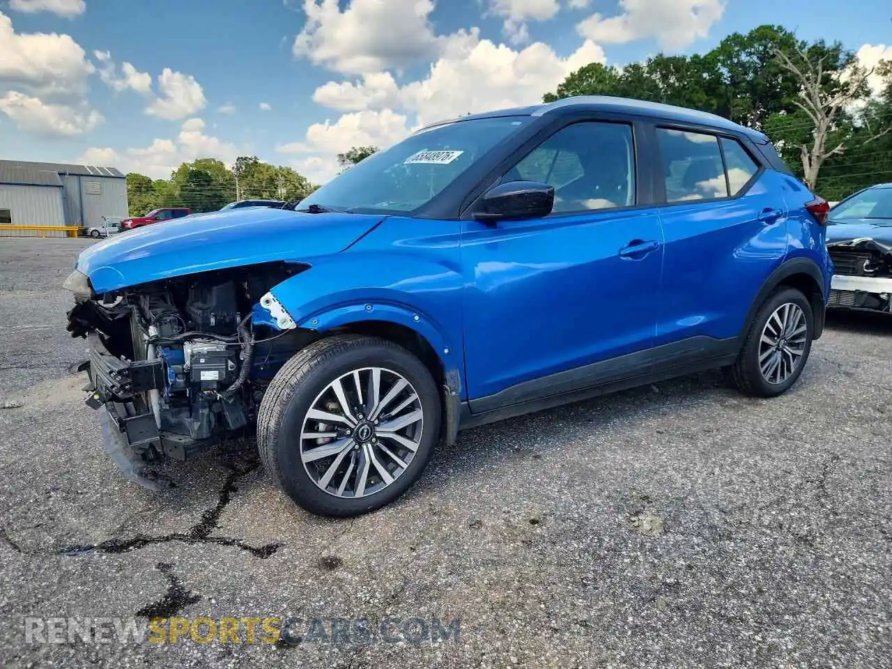 1 Photograph of a damaged car 3N1CP5CV4NL501810 NISSAN KICKS 2022