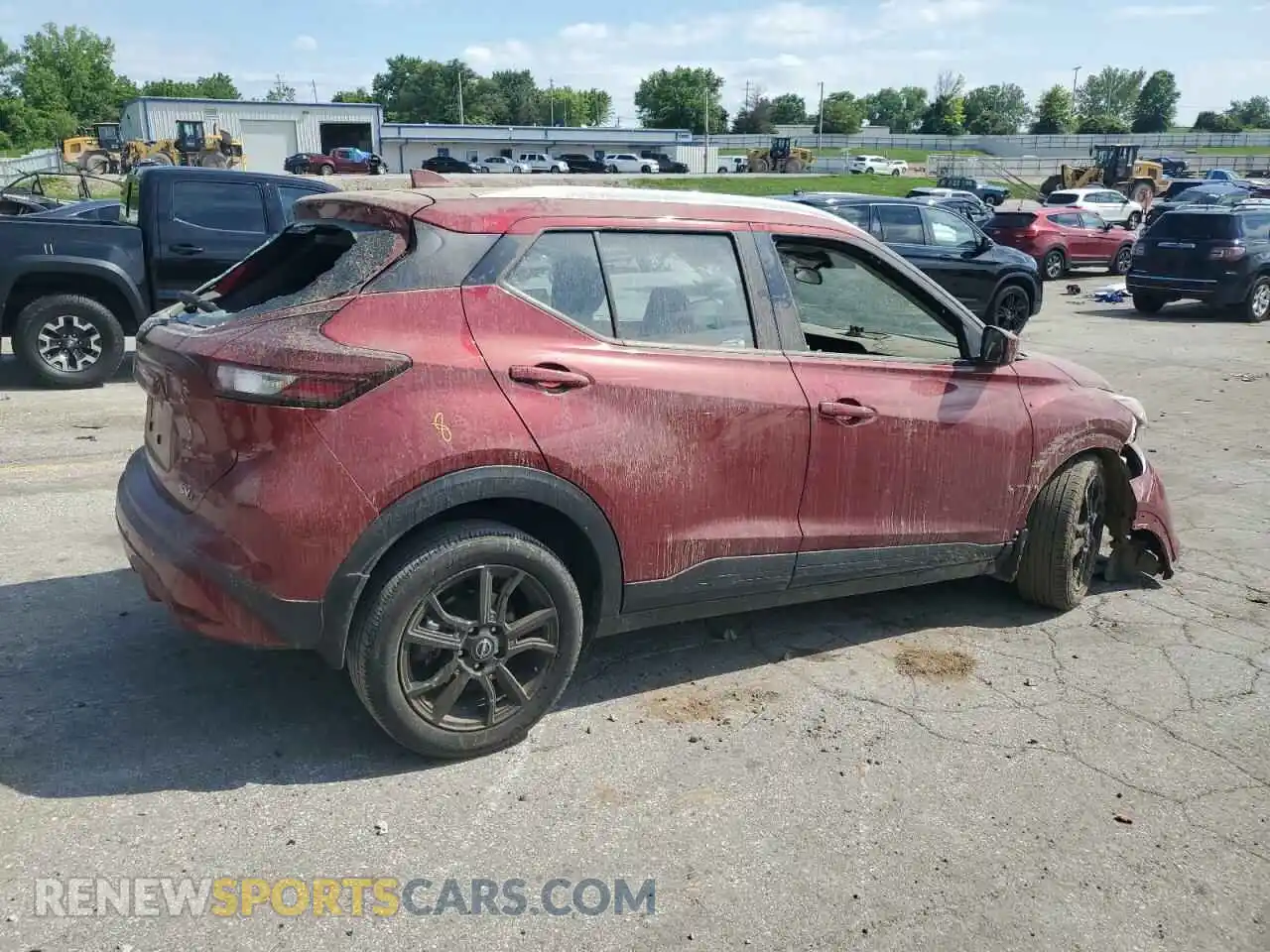 3 Photograph of a damaged car 3N1CP5CV7NL480550 NISSAN KICKS 2022