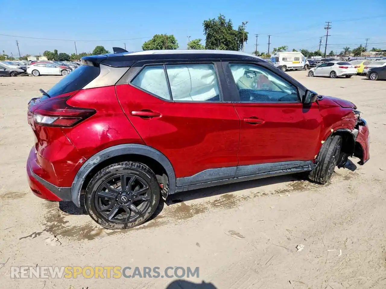 3 fotografías del automóvil dañado 3N1CP5CV8NL508839 NISSAN KICKS 2022