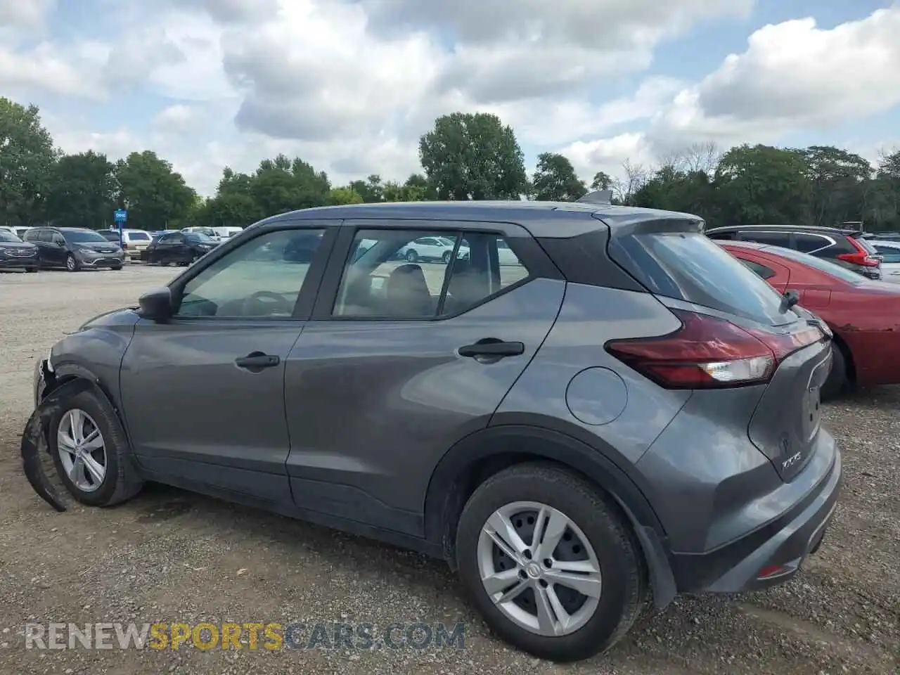 2 fotografías del automóvil dañado 3N1CP5BV4PL553085 NISSAN KICKS 2023