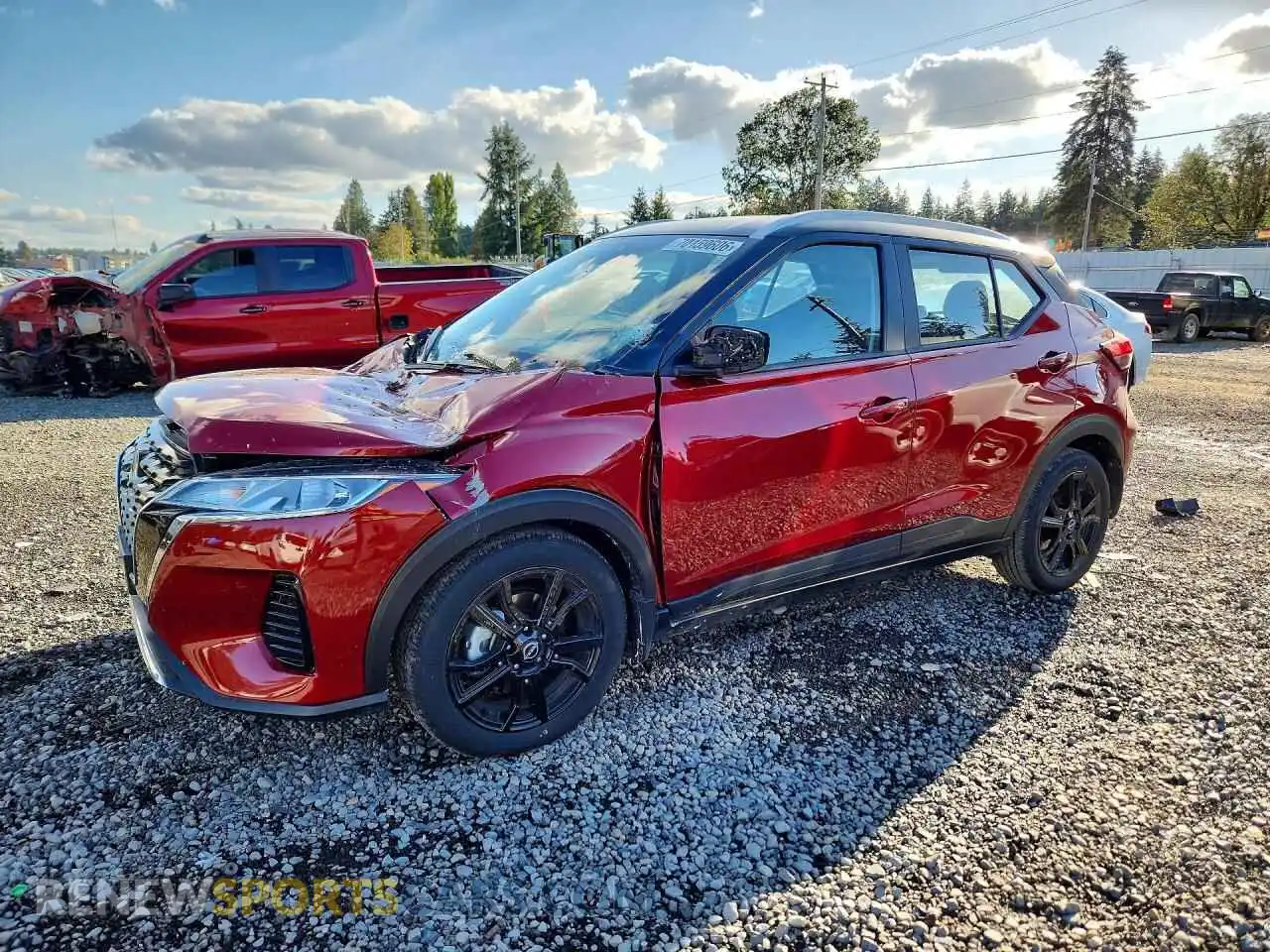 1 Photograph of a damaged car 3N1CP5CV0PL527596 NISSAN KICKS 2023