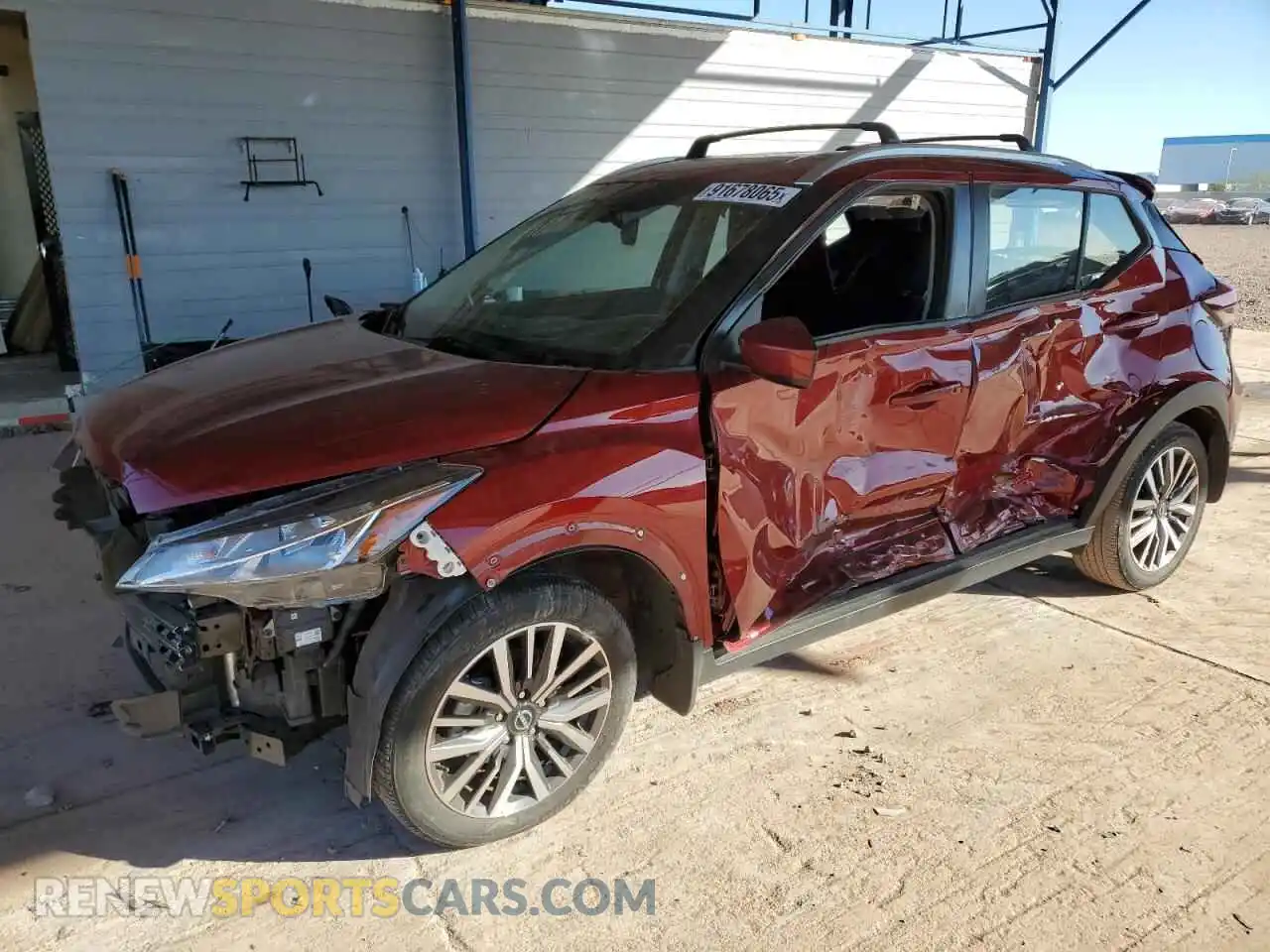 1 Photograph of a damaged car 3N1CP5CV2PL477557 NISSAN KICKS 2023