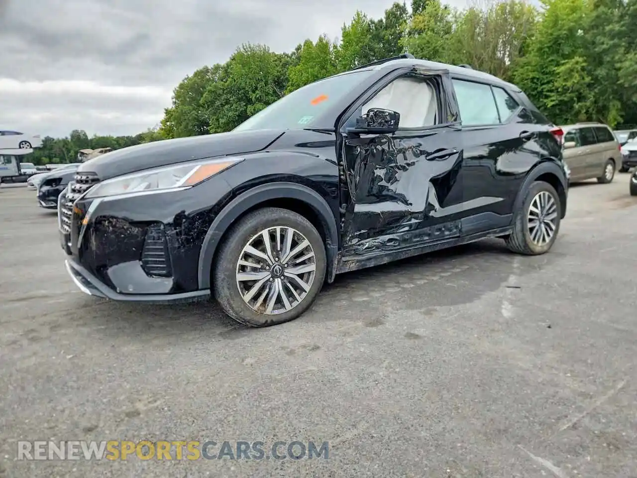1 Photograph of a damaged car 3N1CP5CV2PL523839 NISSAN KICKS 2023