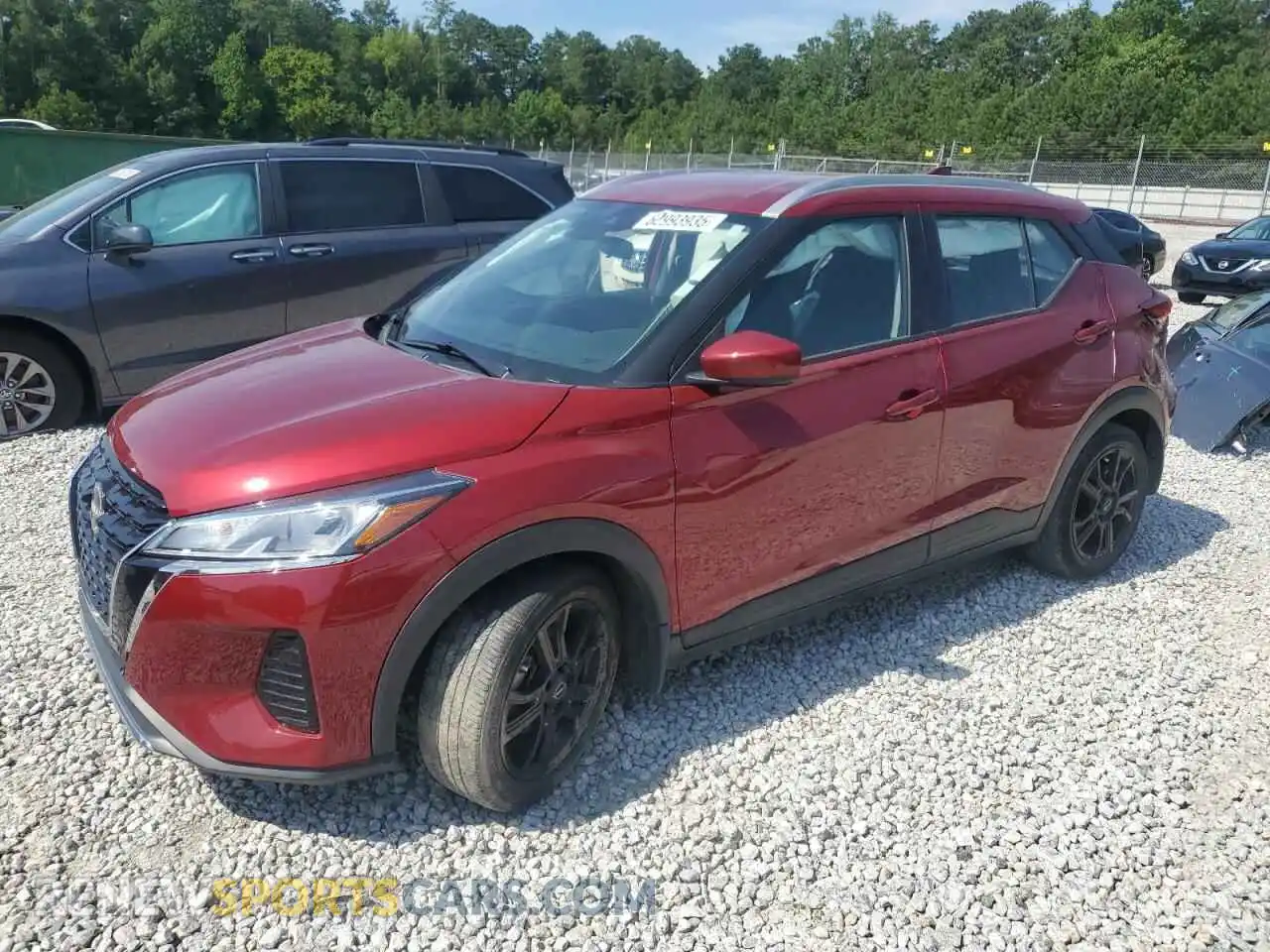 1 Photograph of a damaged car 3N1CP5CV2PL537854 NISSAN KICKS 2023