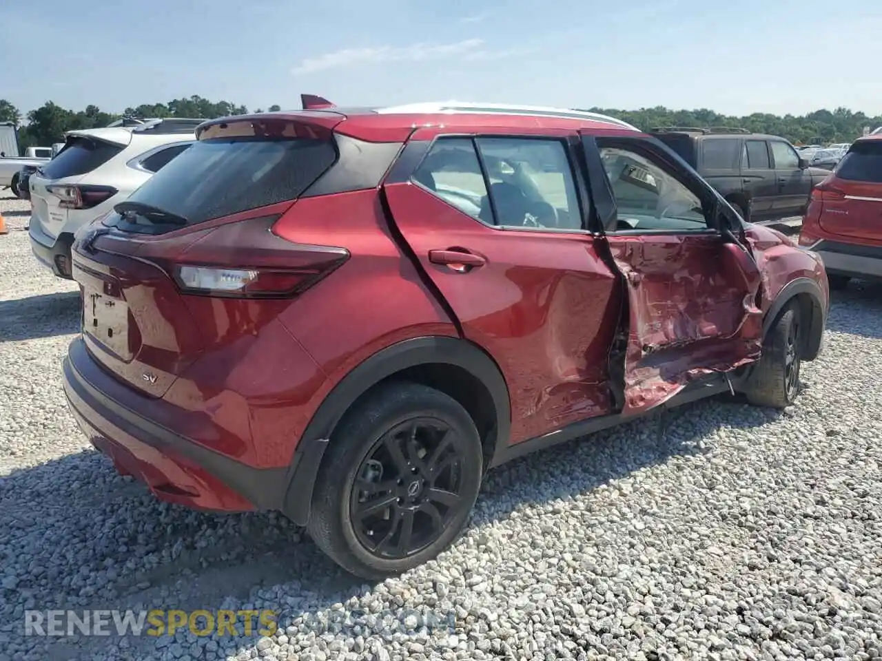3 Photograph of a damaged car 3N1CP5CV2PL537854 NISSAN KICKS 2023