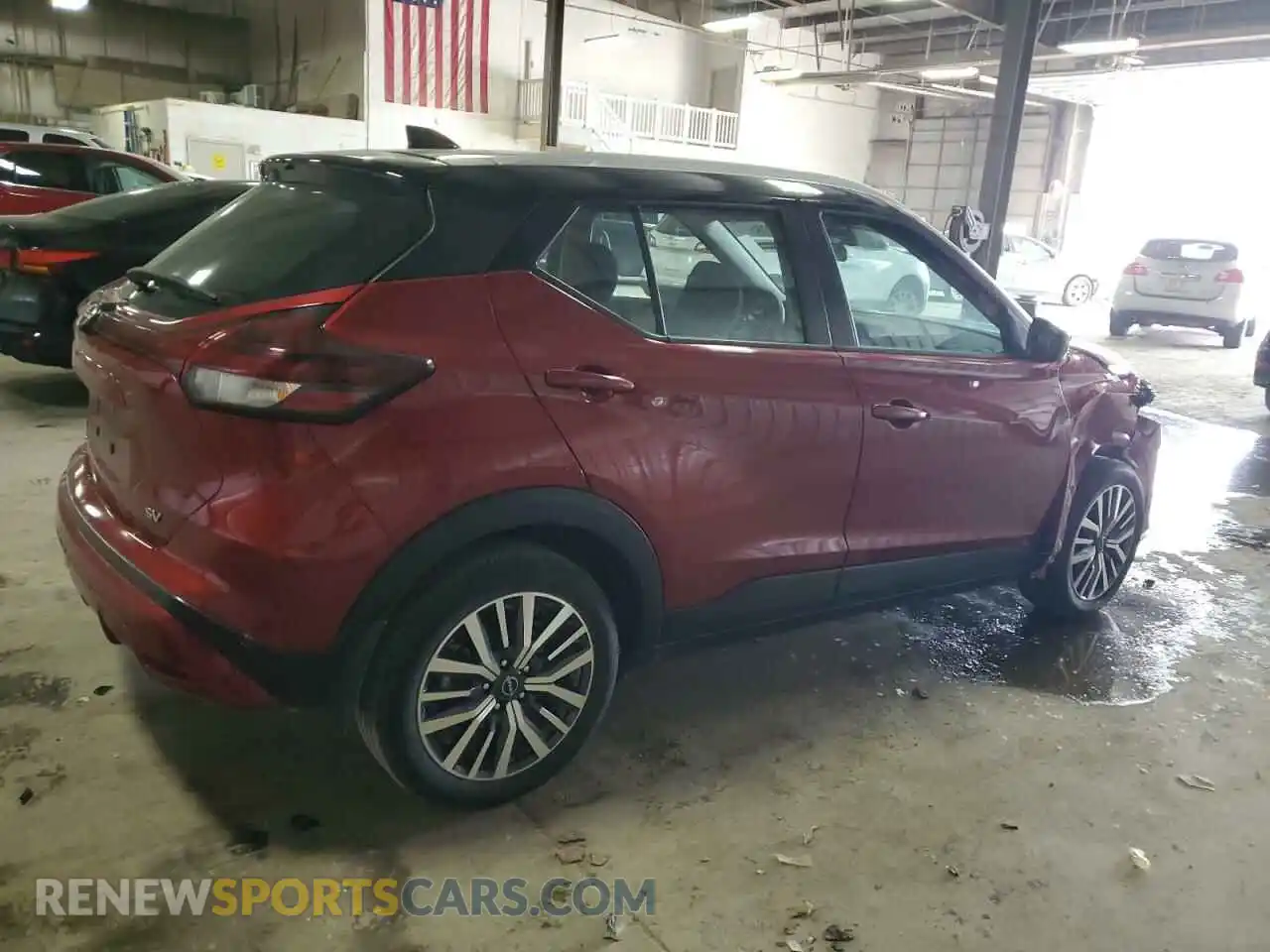 3 fotografías del automóvil dañado 3N1CP5CV2PL541094 NISSAN KICKS 2023