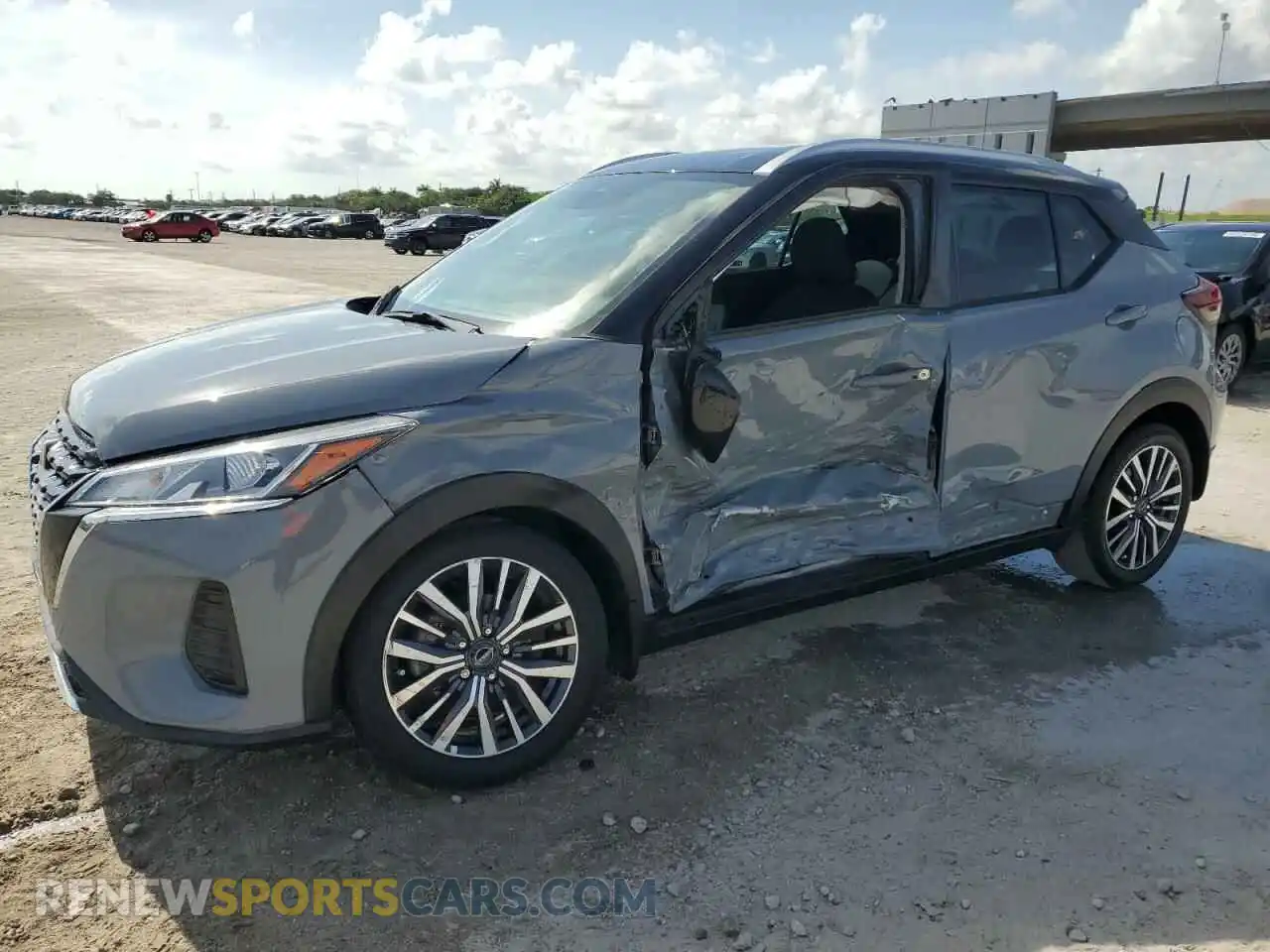 1 Photograph of a damaged car 3N1CP5CV4PL522112 NISSAN KICKS 2023