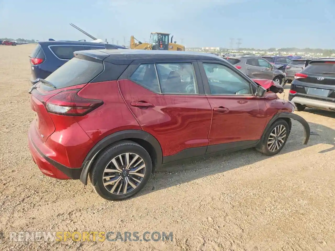 3 fotografías del automóvil dañado 3N1CP5CV4PL531411 NISSAN KICKS 2023