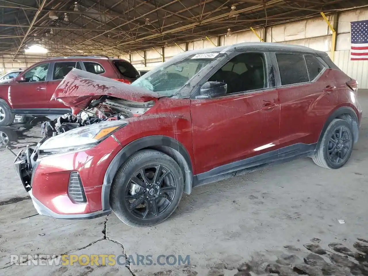 1 Photograph of a damaged car 3N1CP5CV5PL484244 NISSAN KICKS 2023