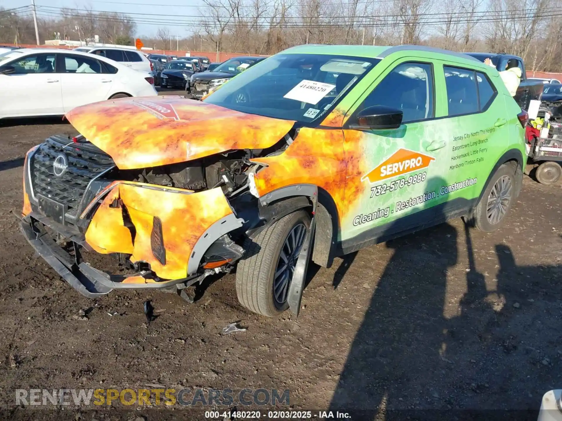 2 Photograph of a damaged car 3N1CP5CV7PL482754 NISSAN KICKS 2023