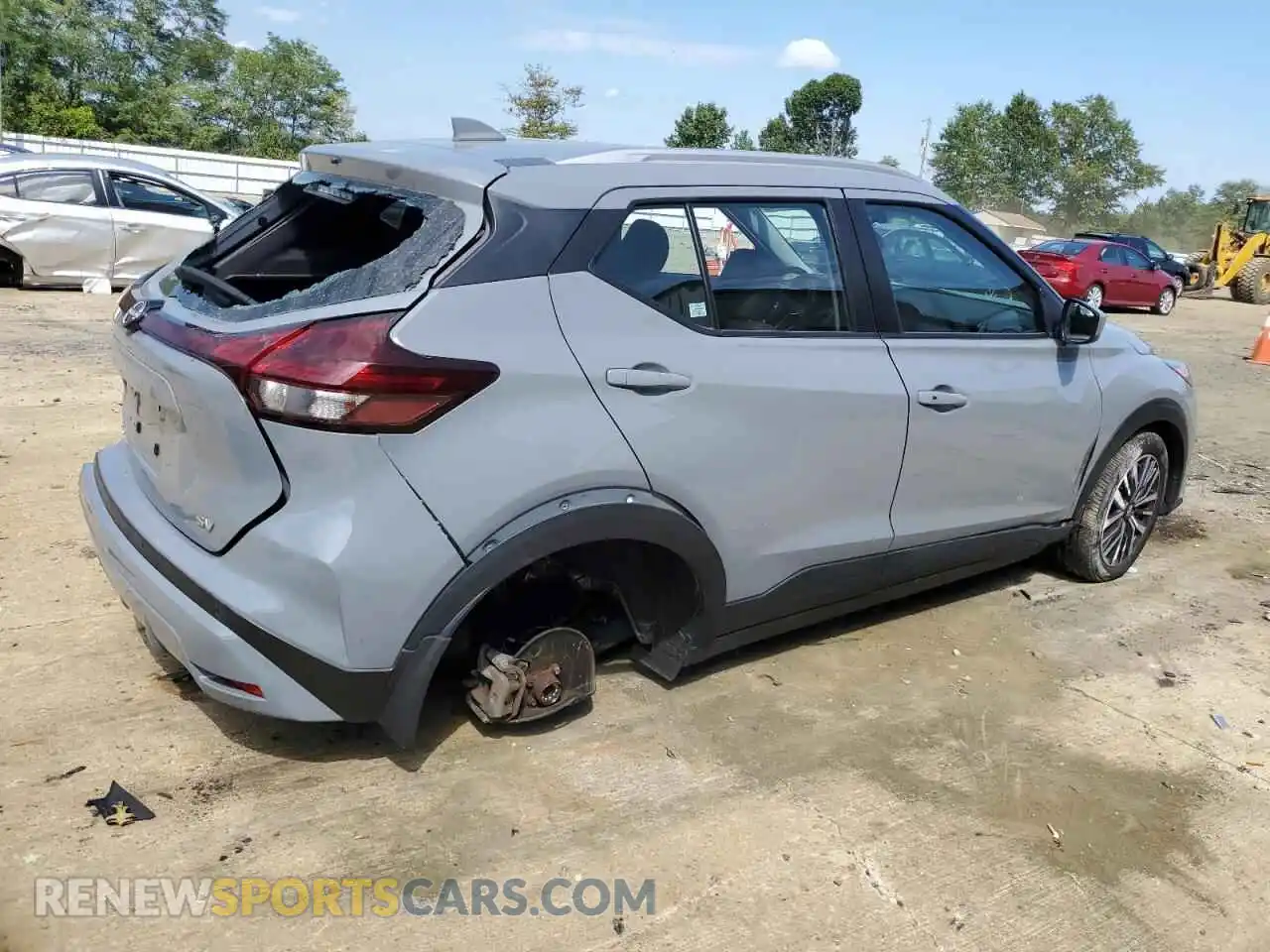 3 fotografías del automóvil dañado 3N1CP5CV7PL495200 NISSAN KICKS 2023