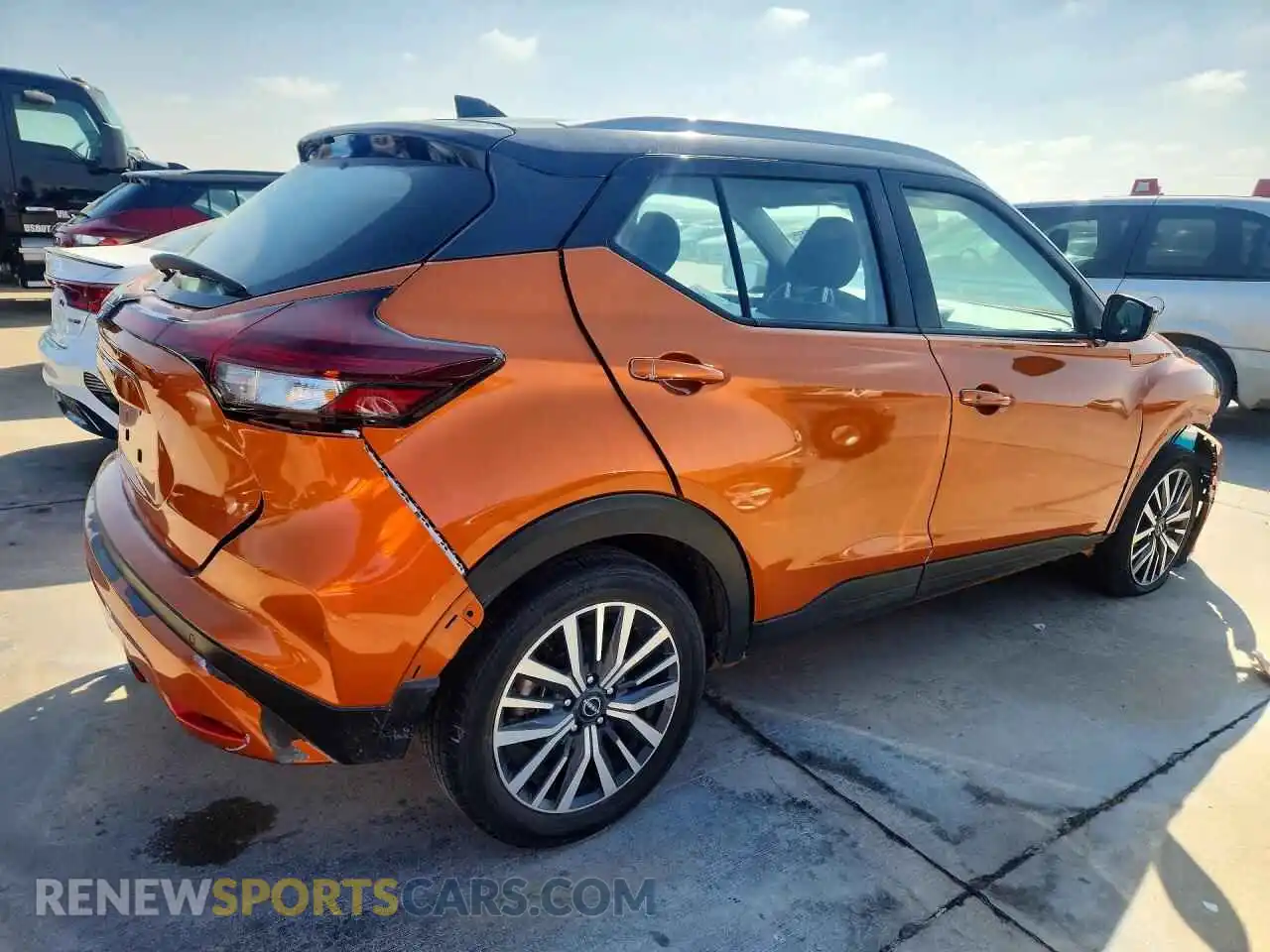 3 fotografías del automóvil dañado 3N1CP5CVXPL467049 NISSAN KICKS 2023
