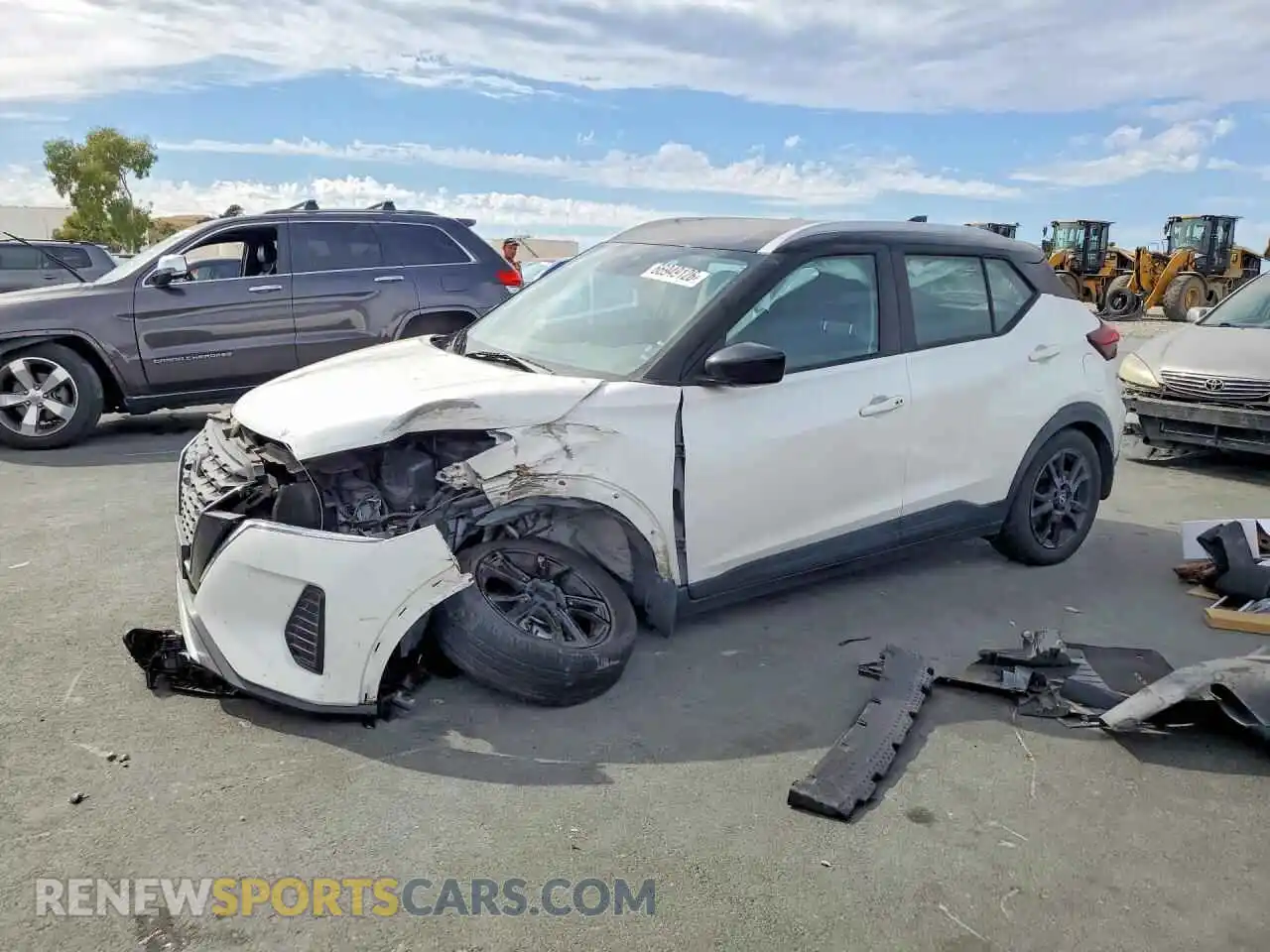 1 Photograph of a damaged car 3N1CP5CVXPL484580 NISSAN KICKS 2023