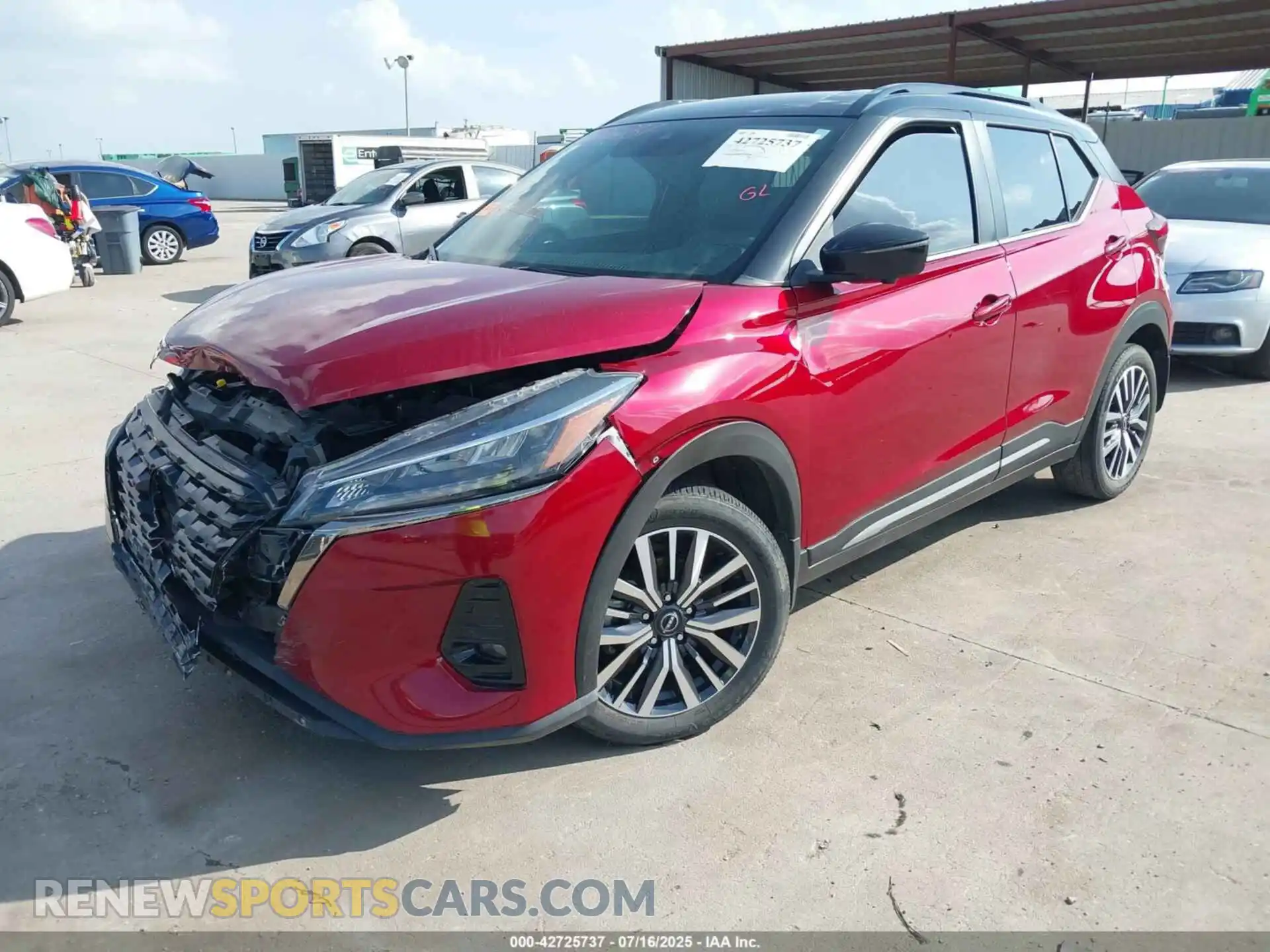 2 Photograph of a damaged car 3N1CP5DV3PL511486 NISSAN KICKS 2023