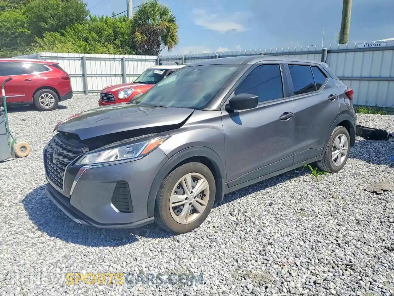 1 Photograph of a damaged car 3N1CP5BV3RL541237 NISSAN KICKS 2024