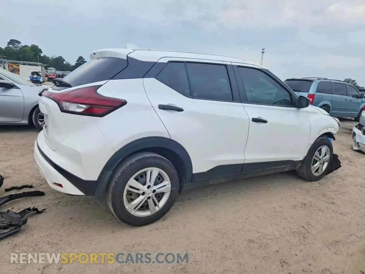 3 fotografías del automóvil dañado 3N1CP5BV8RL595083 NISSAN KICKS 2024