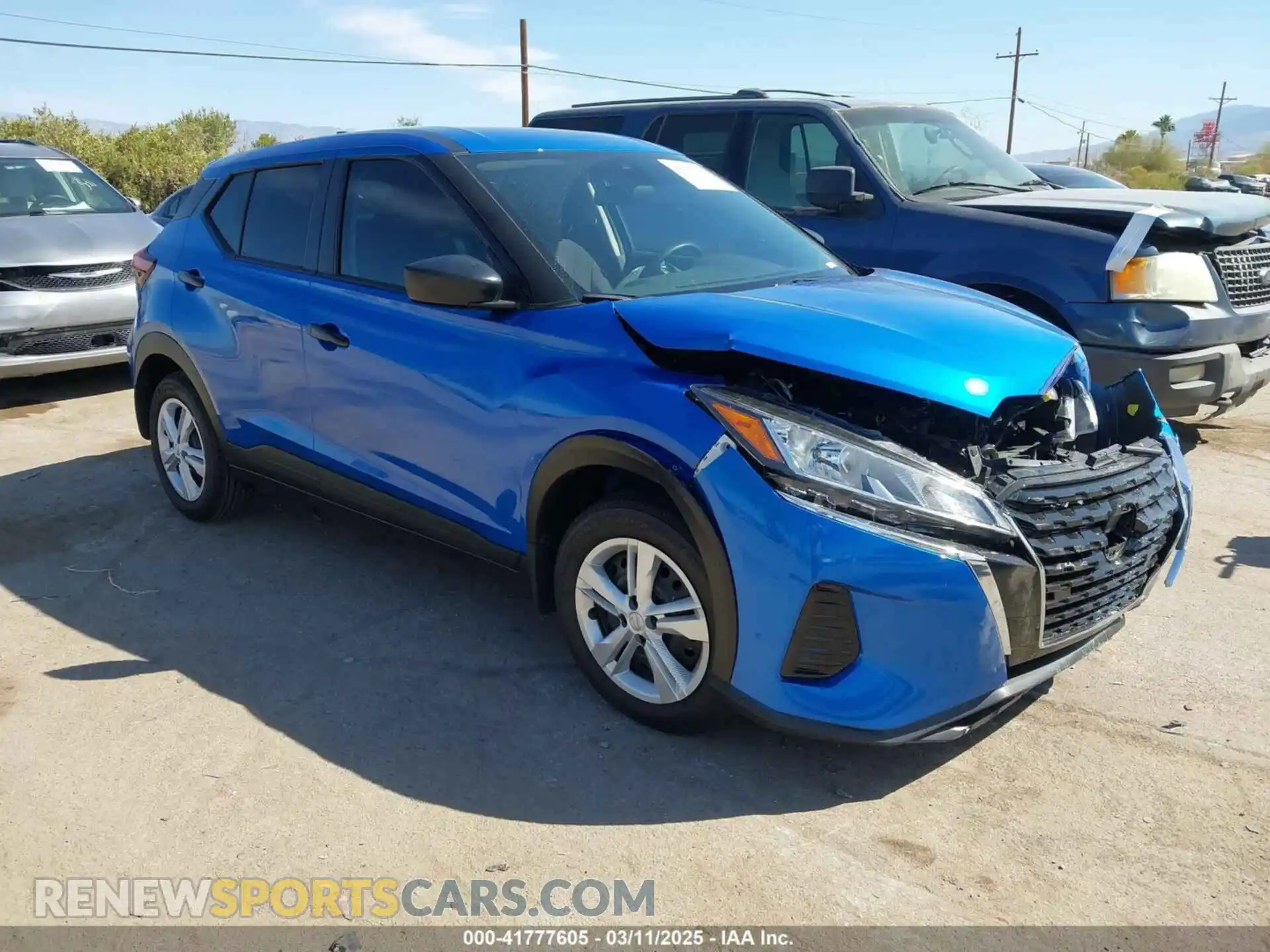 1 Photograph of a damaged car 3N1CP5BV8RL595357 NISSAN KICKS 2024