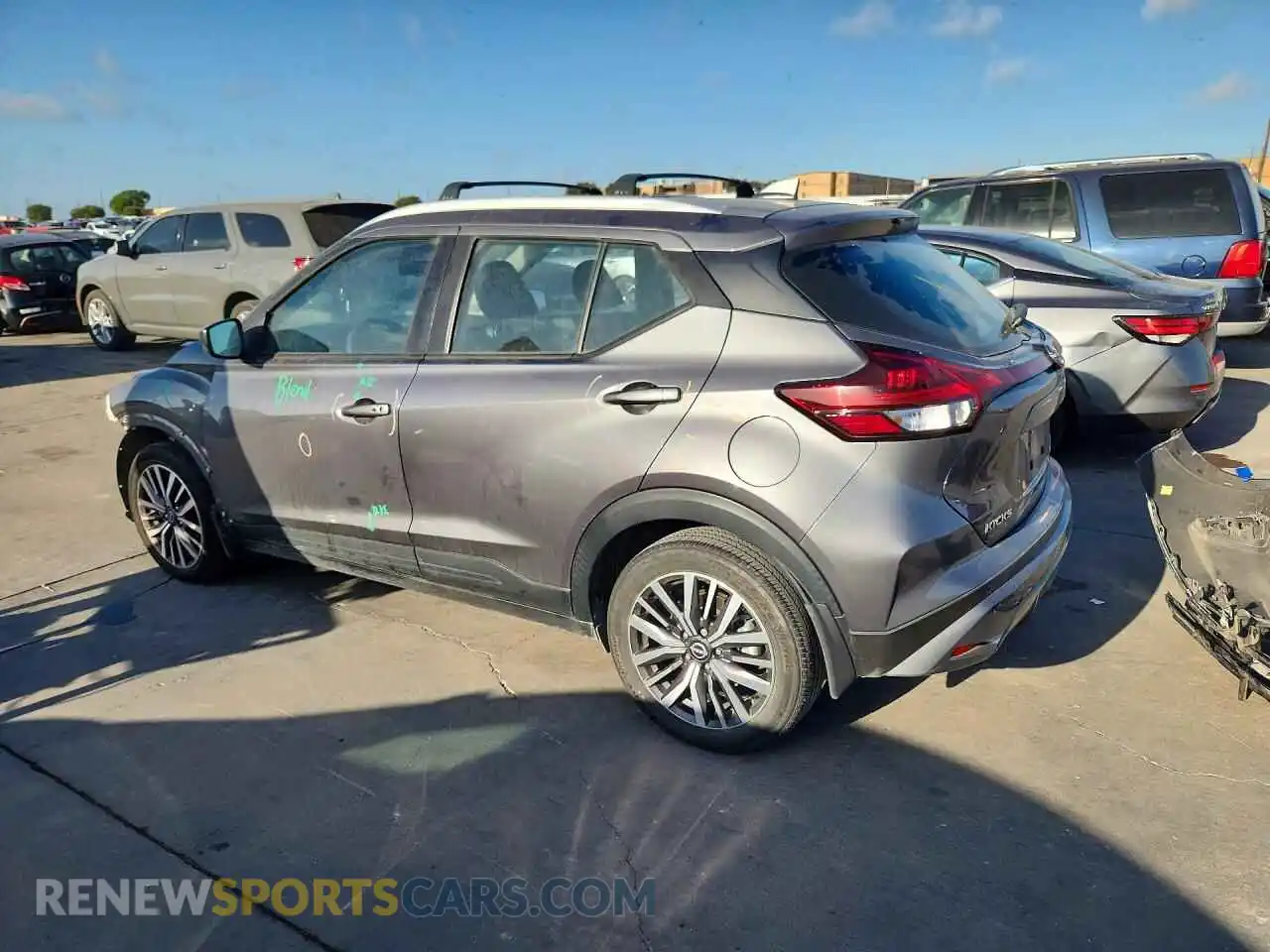 2 Photograph of a damaged car 3N1CP5CV3RL522525 NISSAN KICKS 2024