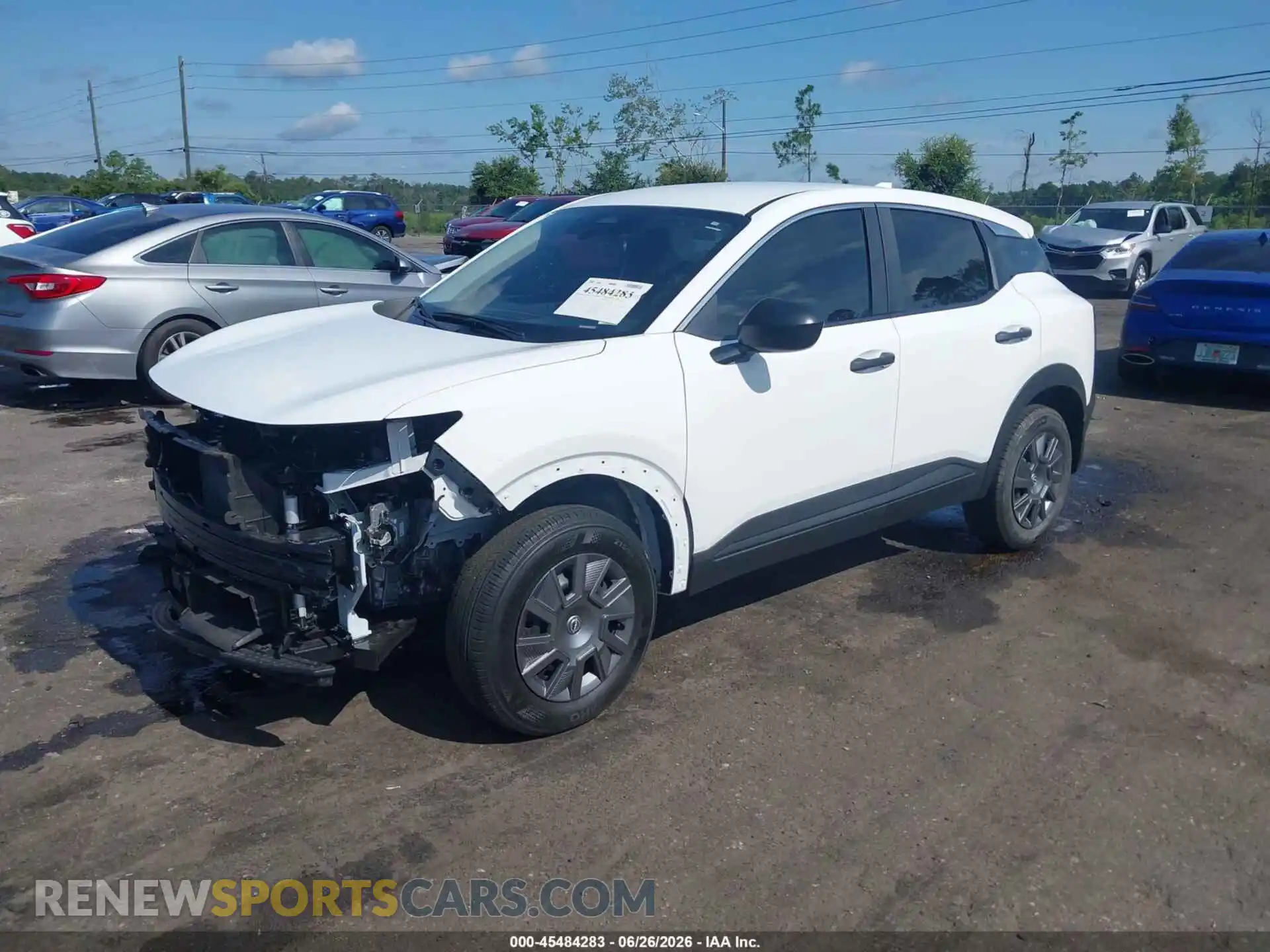 2 Photograph of a damaged car 3N8AP6BA1SL307423 NISSAN KICKS 2025