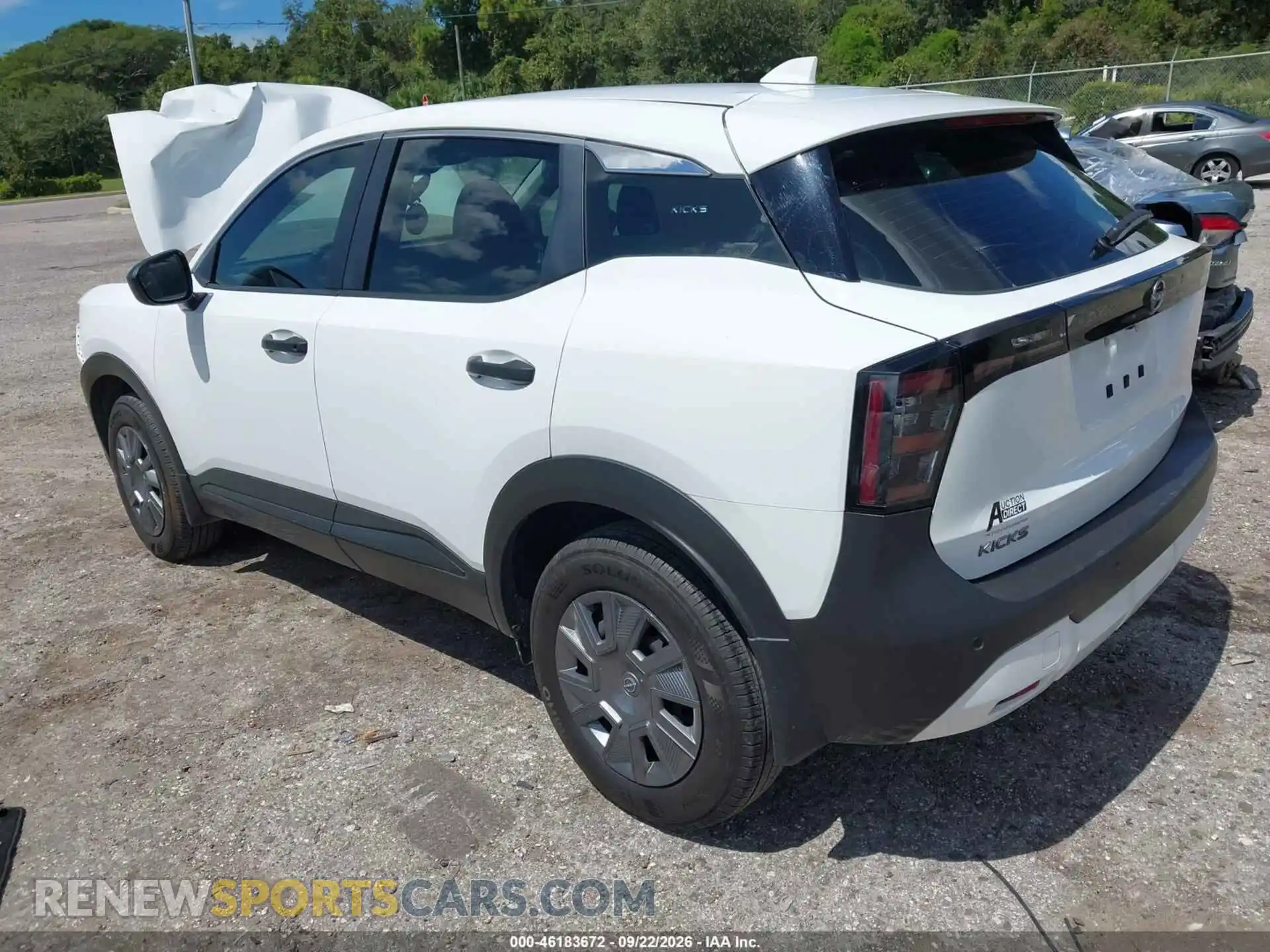 3 fotografías del automóvil dañado 3N8AP6BA1SL325209 NISSAN KICKS 2025