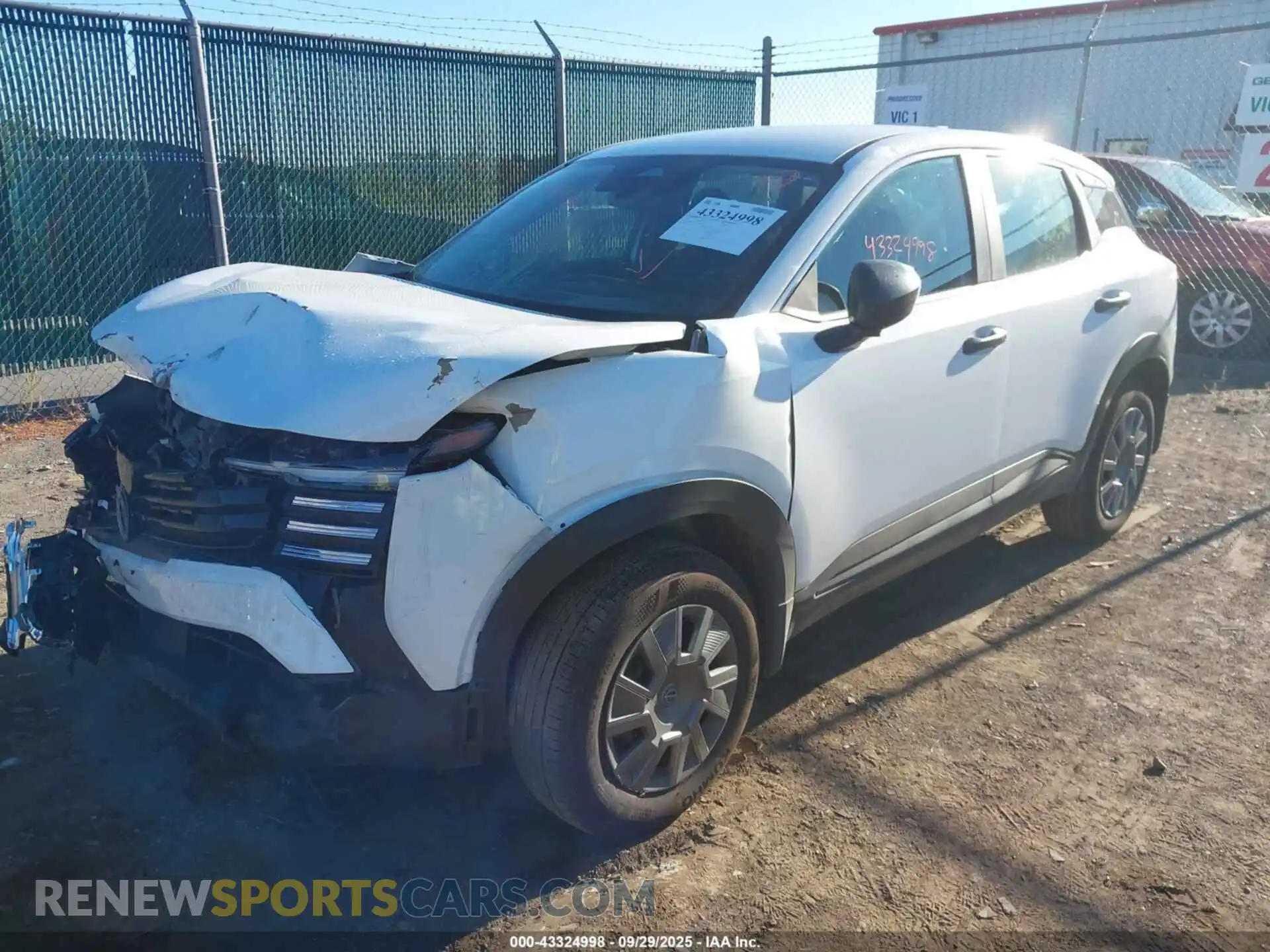 2 Photograph of a damaged car 3N8AP6BA1SL334928 NISSAN KICKS 2025