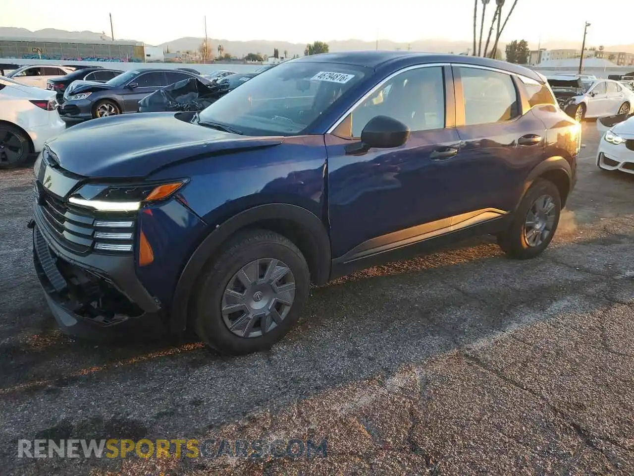 1 Photograph of a damaged car 3N8AP6BA1SL364124 NISSAN KICKS 2025