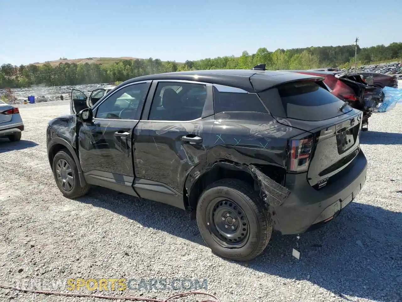 2 Photograph of a damaged car 3N8AP6BA2SL366707 NISSAN KICKS 2025