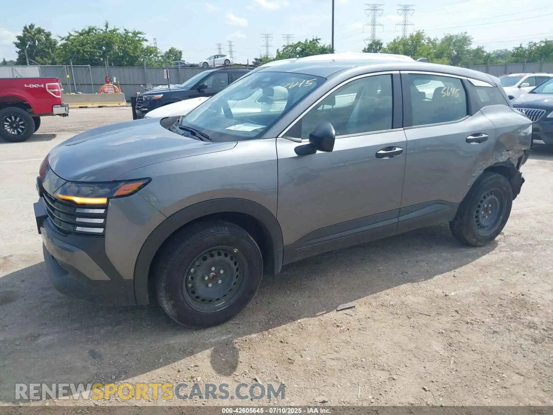 2 fotografías del automóvil dañado 3N8AP6BA3SL317354 NISSAN KICKS 2025