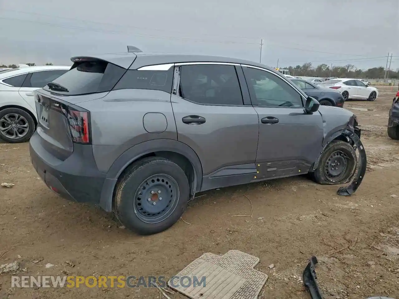 3 Photograph of a damaged car 3N8AP6BA4SL309506 NISSAN KICKS 2025
