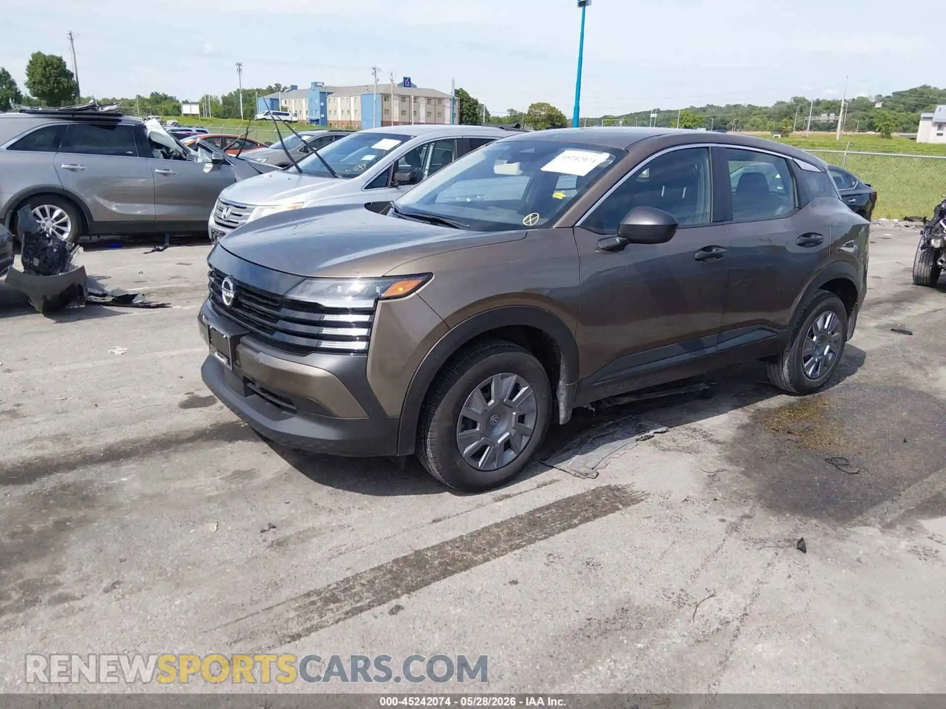 2 Photograph of a damaged car 3N8AP6BA4SL319615 NISSAN KICKS 2025